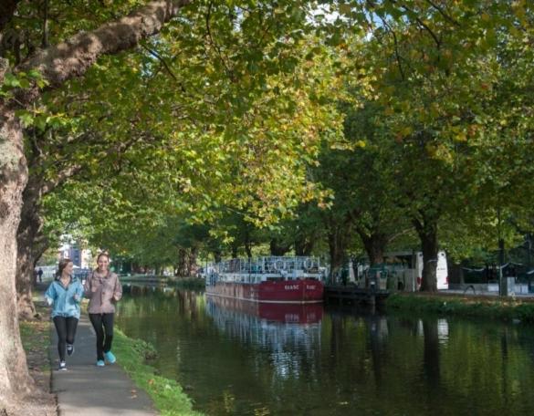 Dublin canal side