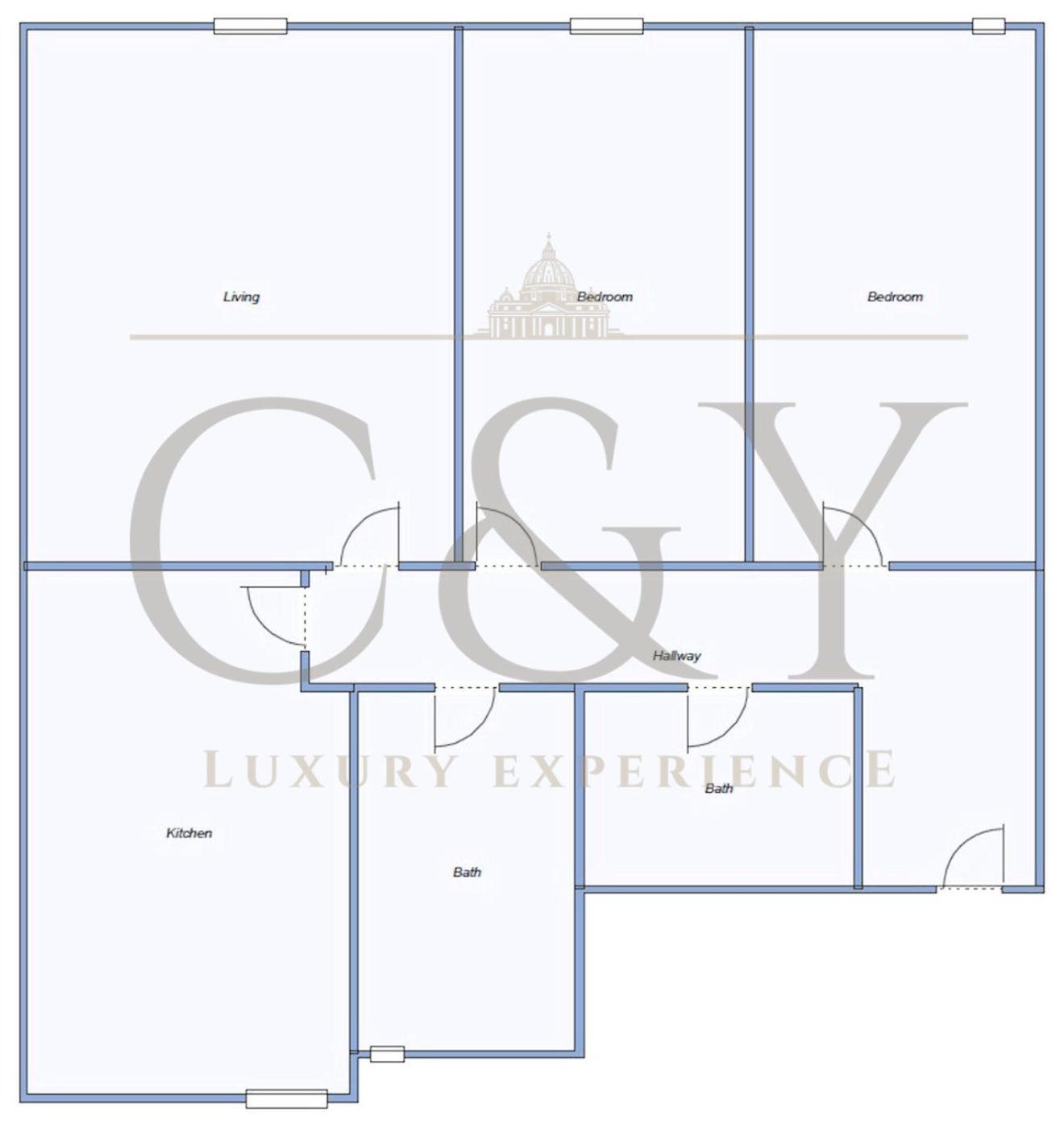 C&Y Apartments - Roma Vaticano St Peter - Luxe Penthouse Flat
