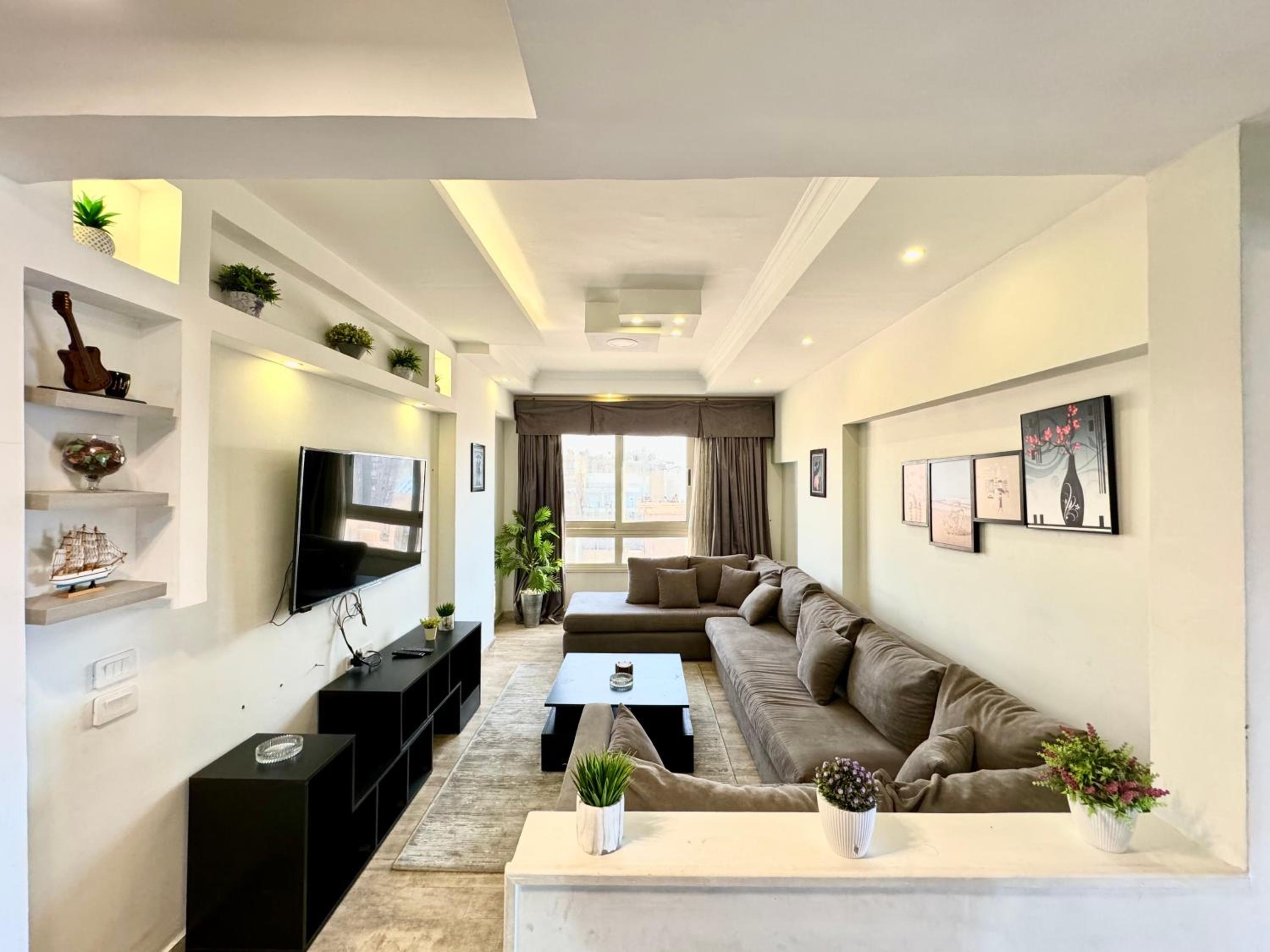 3BRS spacious apt, Nasr city