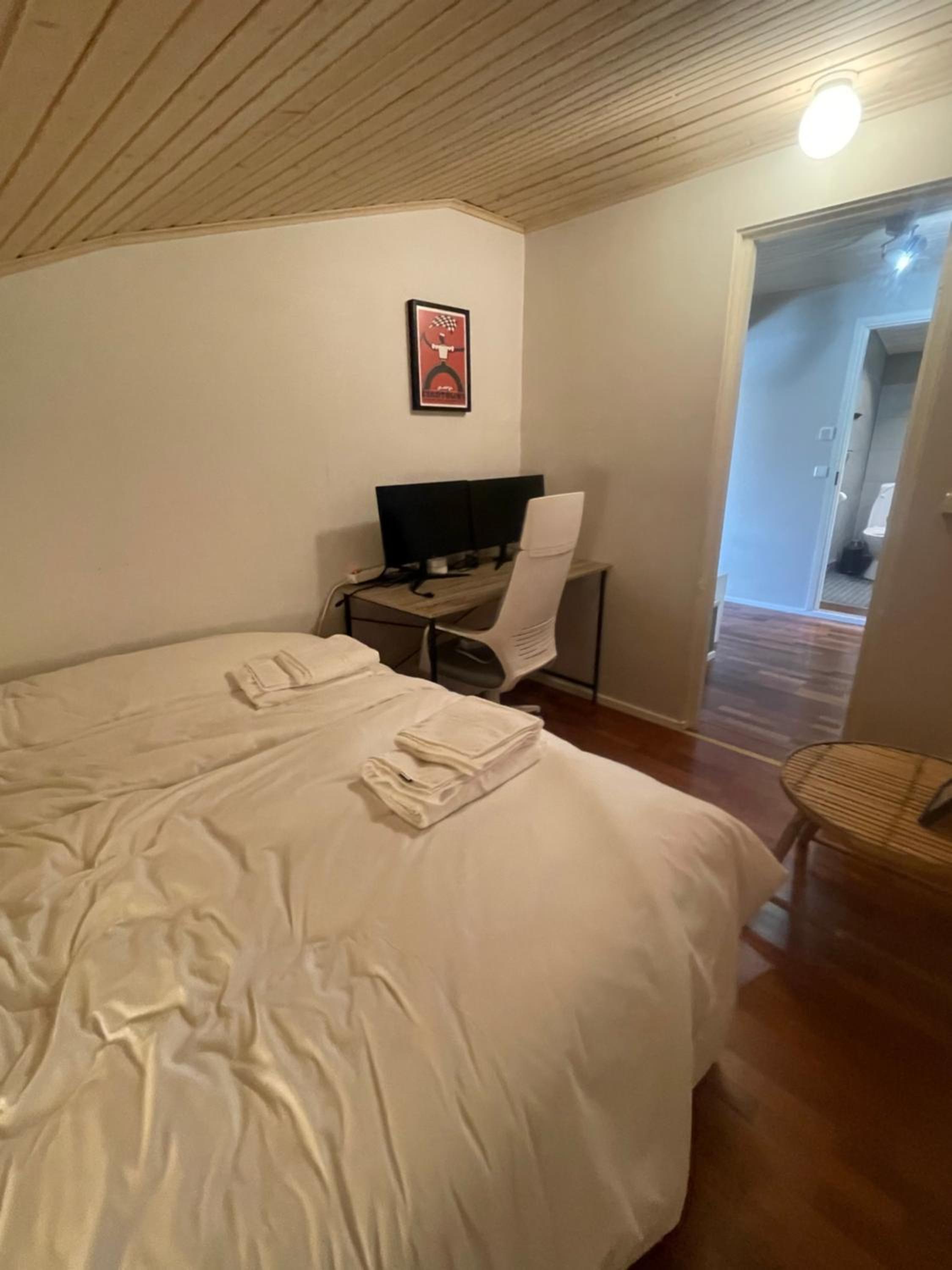 Idyllinen puutaloasunto