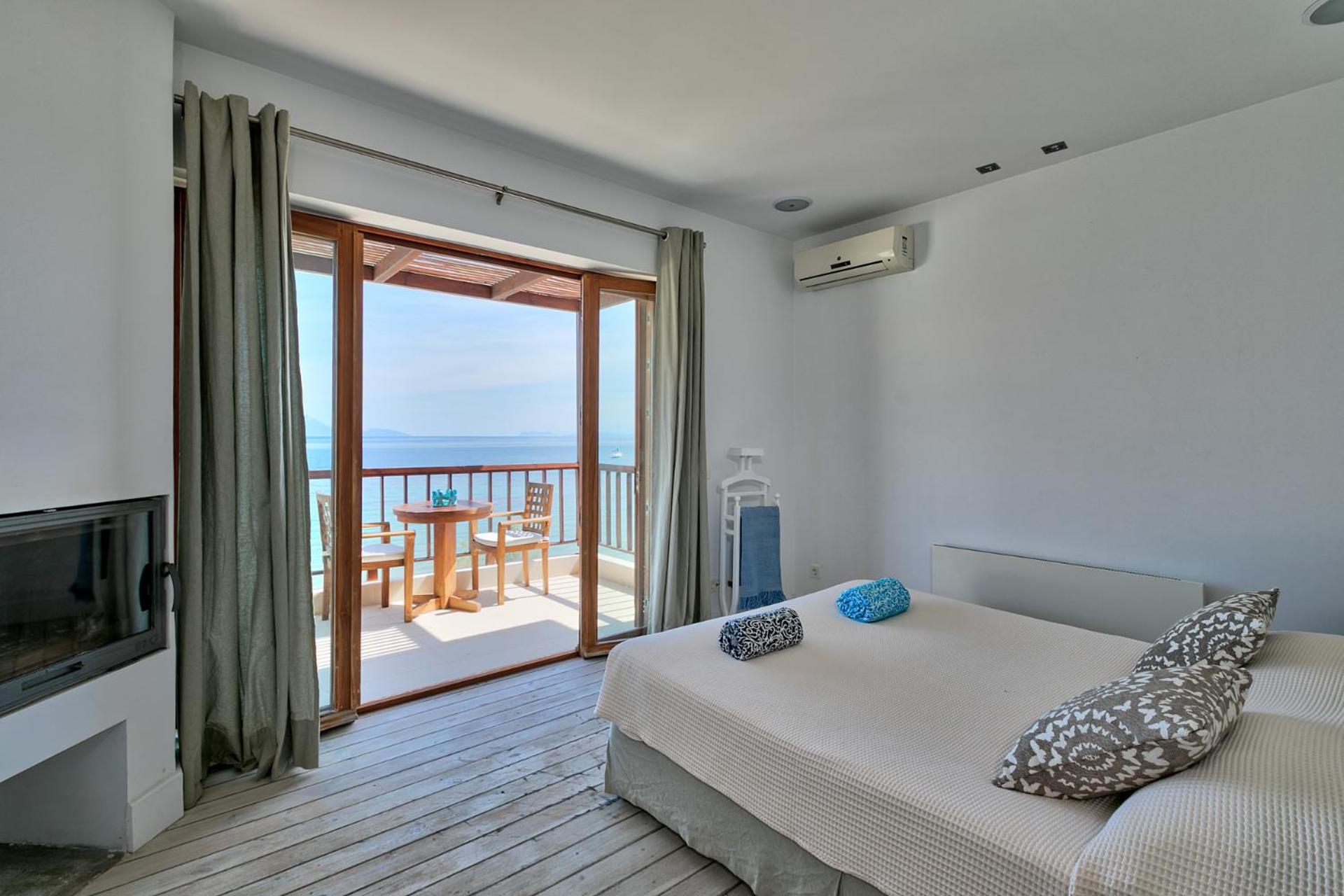 Villa Madouri 5 bed seafront villa with private pool view 2