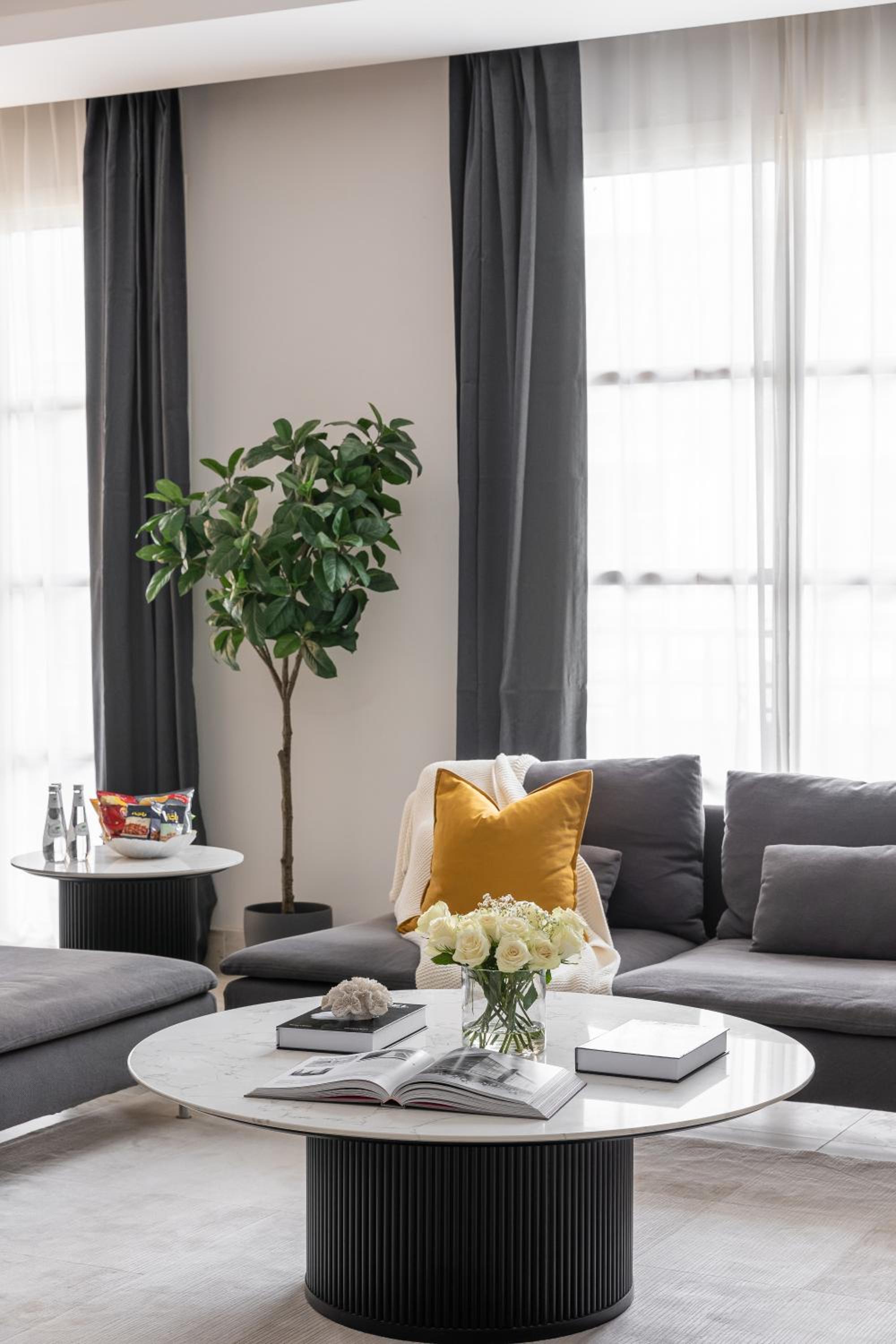 Modern 3BR Retreat I Gym, Balcony & Prime Location