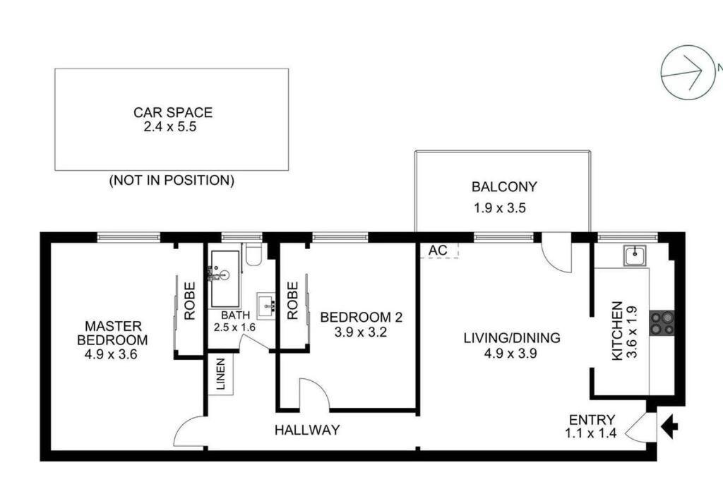 KozyGuru Harris Park 2Bed Apt Free Parking