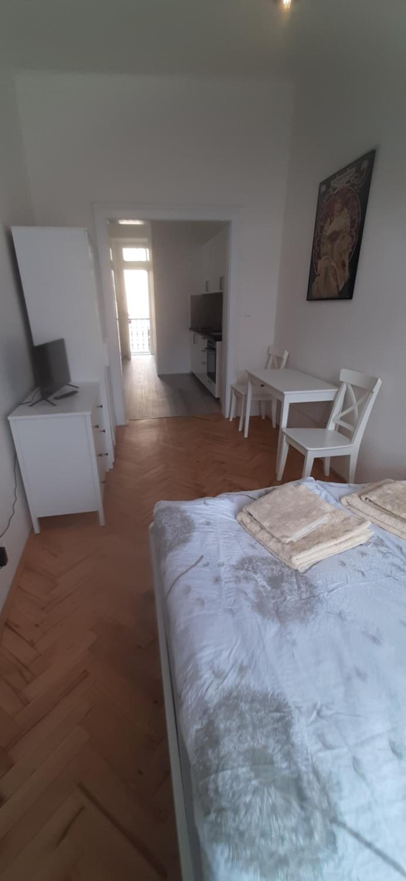 Small Sunny park view apartment