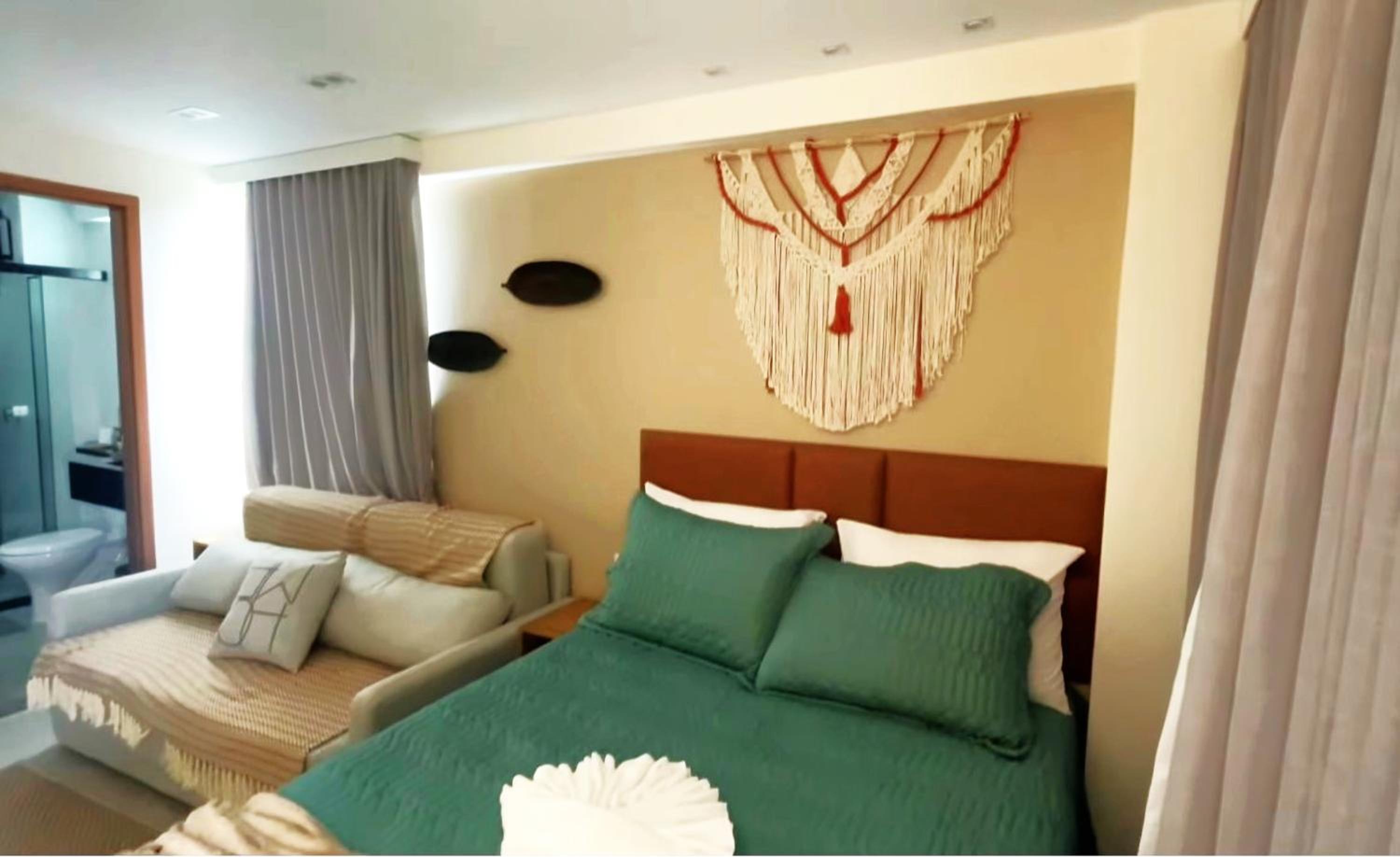 STUDIO DE LUXO - Avaliado com NOTA 10 - Qualidade, Conforto e Comodidade - Centrinho da Praia de Porto de Galinhas