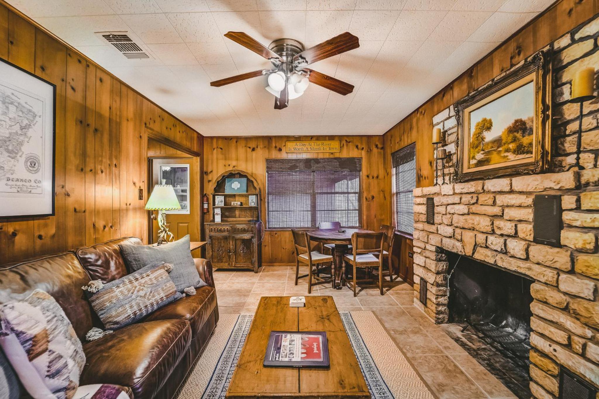 The Camp Blanco by Lodgewell - Riverfront retreat 2 Homes, Bunk House, Game Room & more view 3