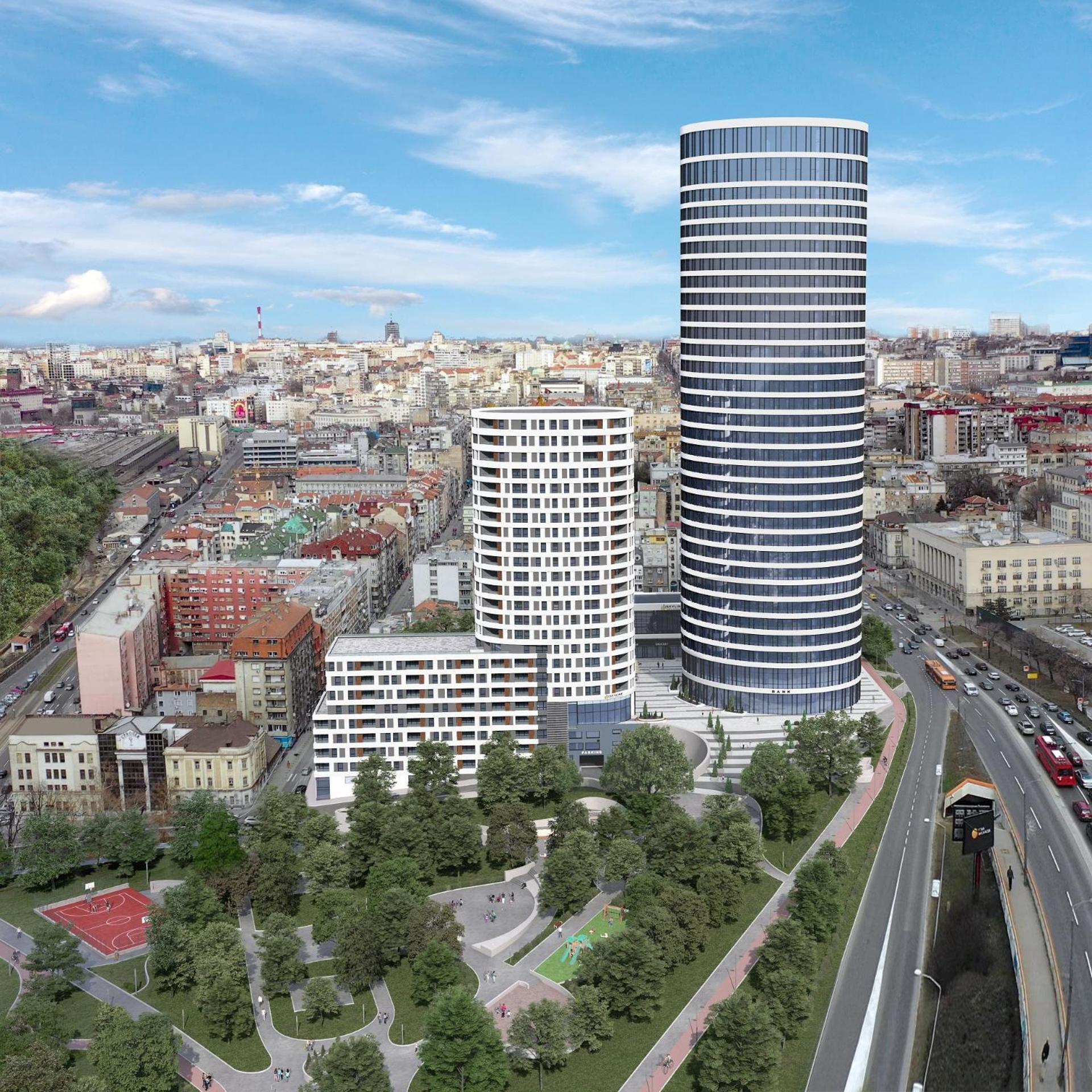 Skyline Studio Belgrade view 4