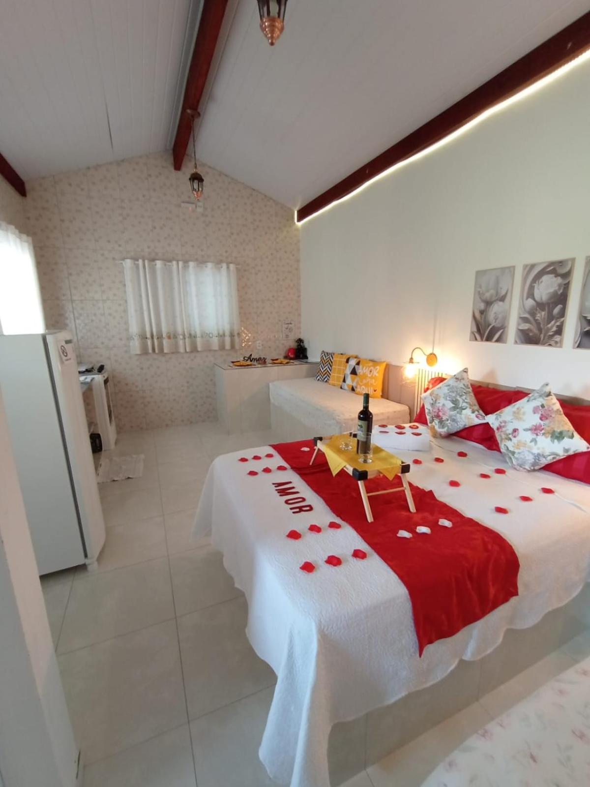 Casa da Vovó na Pousada Sitio Pauletto - com Cozinha, Churrasqueira e Decoração