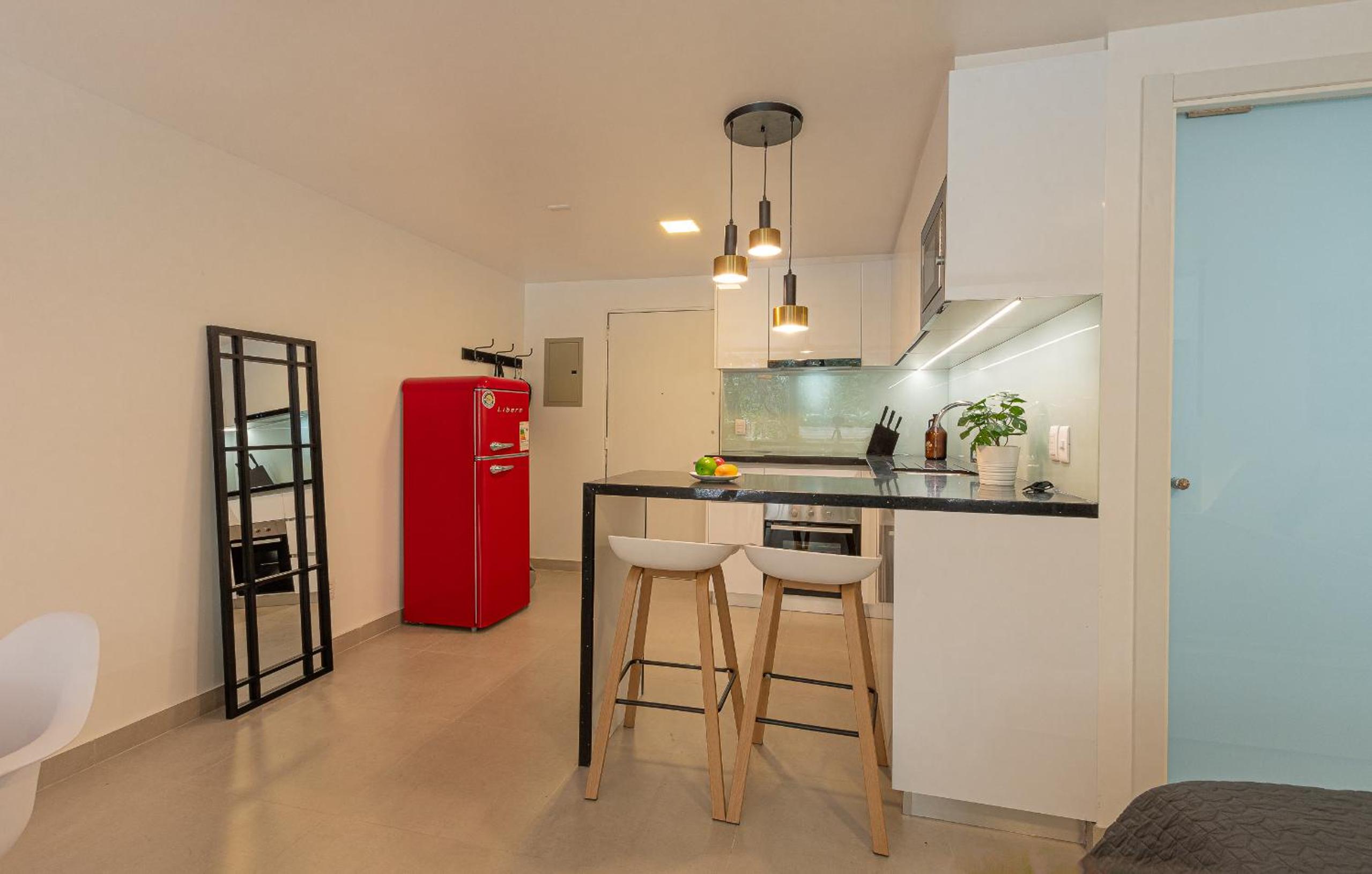 King-size bed with terrace and Air Conditioning!