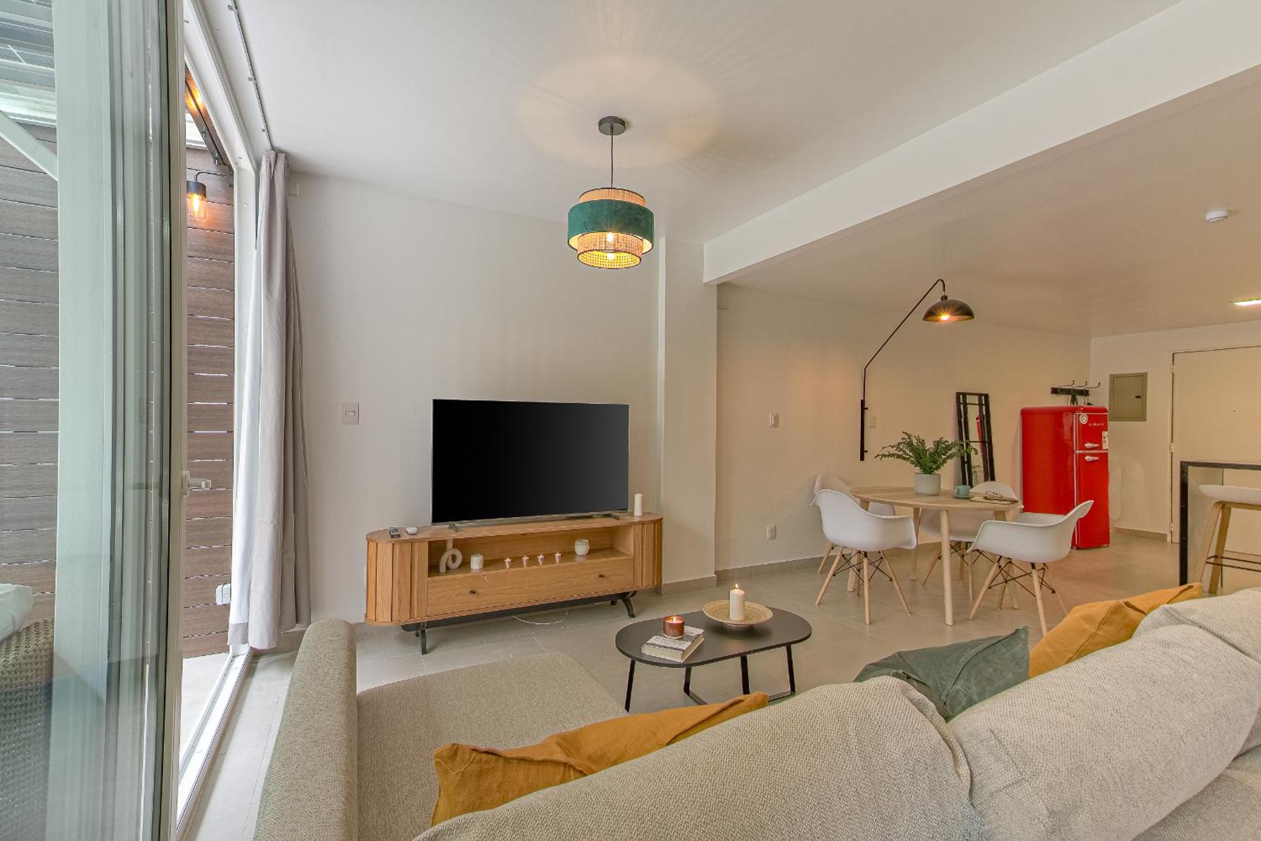 King-size bed with terrace and Air Conditioning!