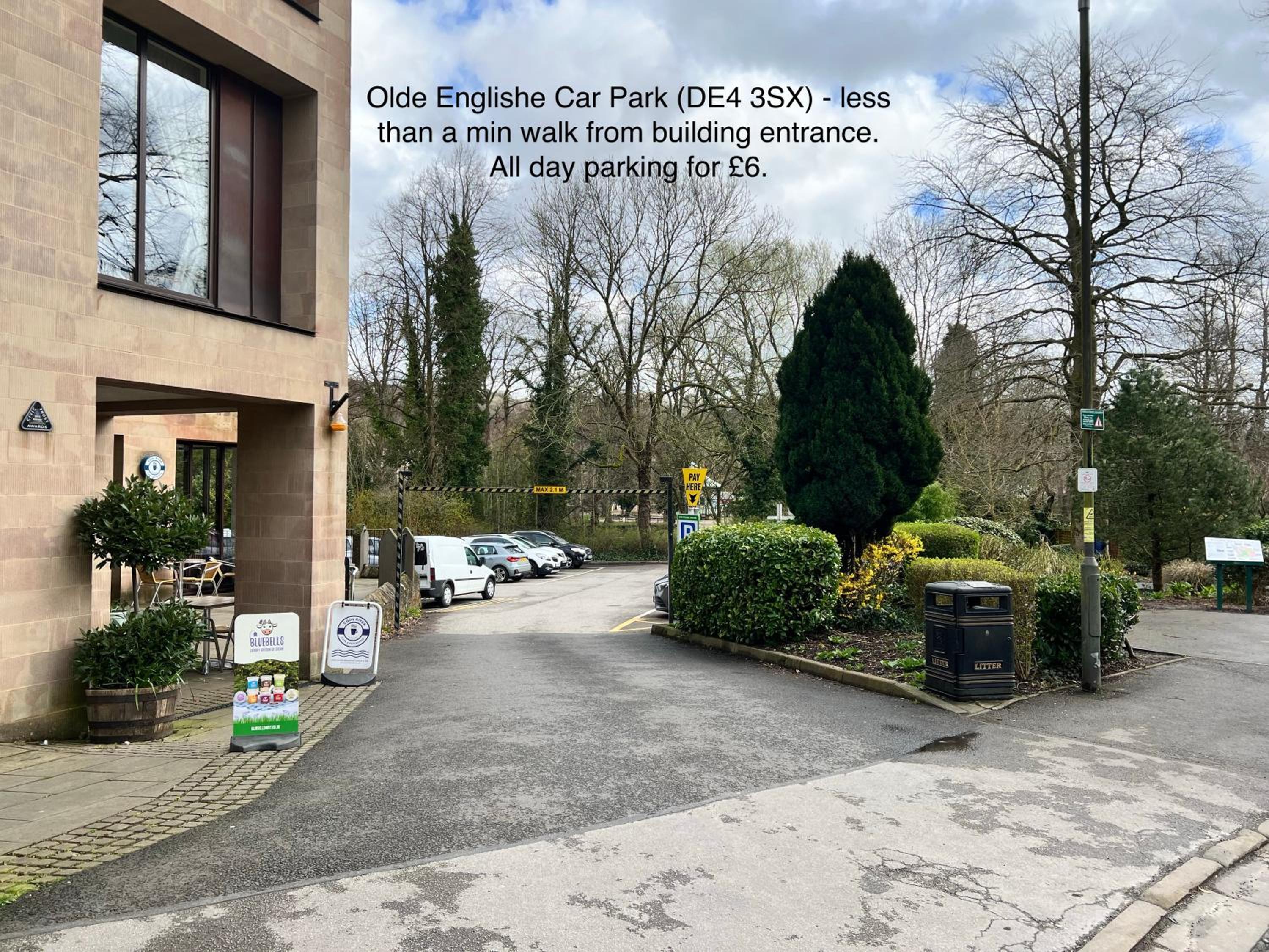 Top floor 1BR apartment central Matlock