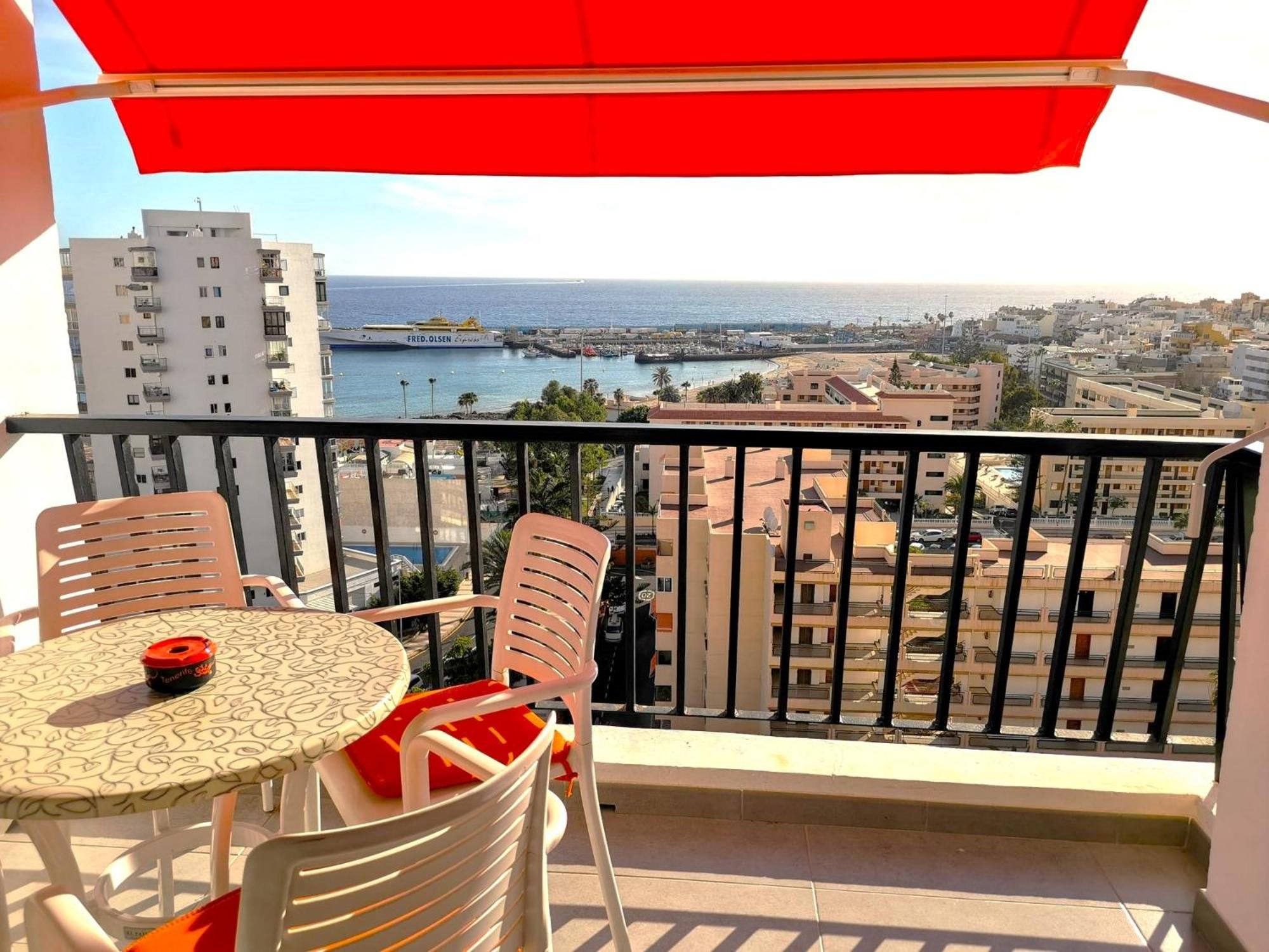 Los Cristianos appartement Orange trees vue mer panoramique