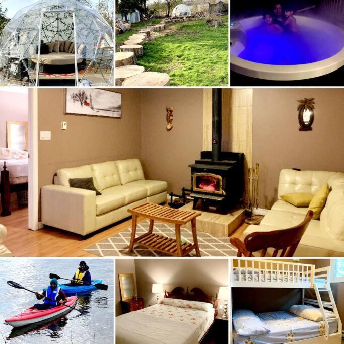 Entire Cozy Cottage. Glamping, Hot tub & Kayak