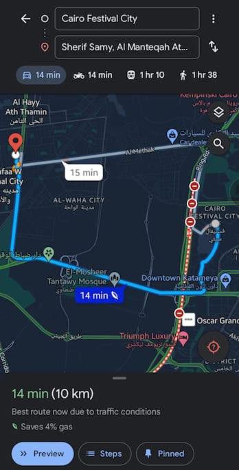 Nasr city flat near to CA airport