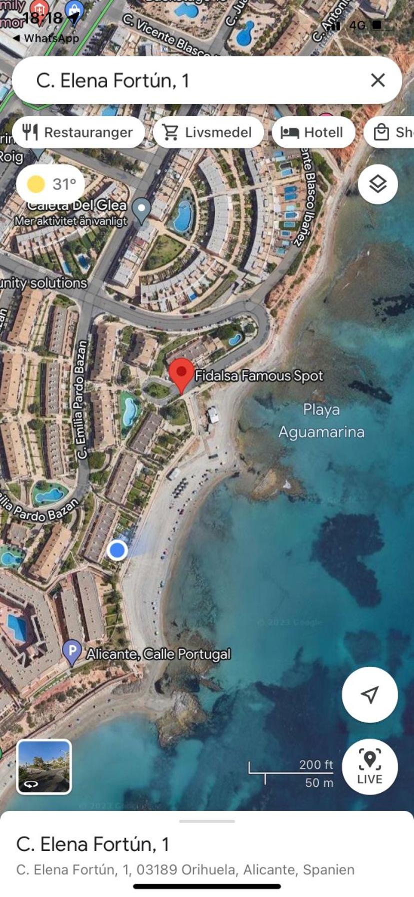 Terraced house by the beach