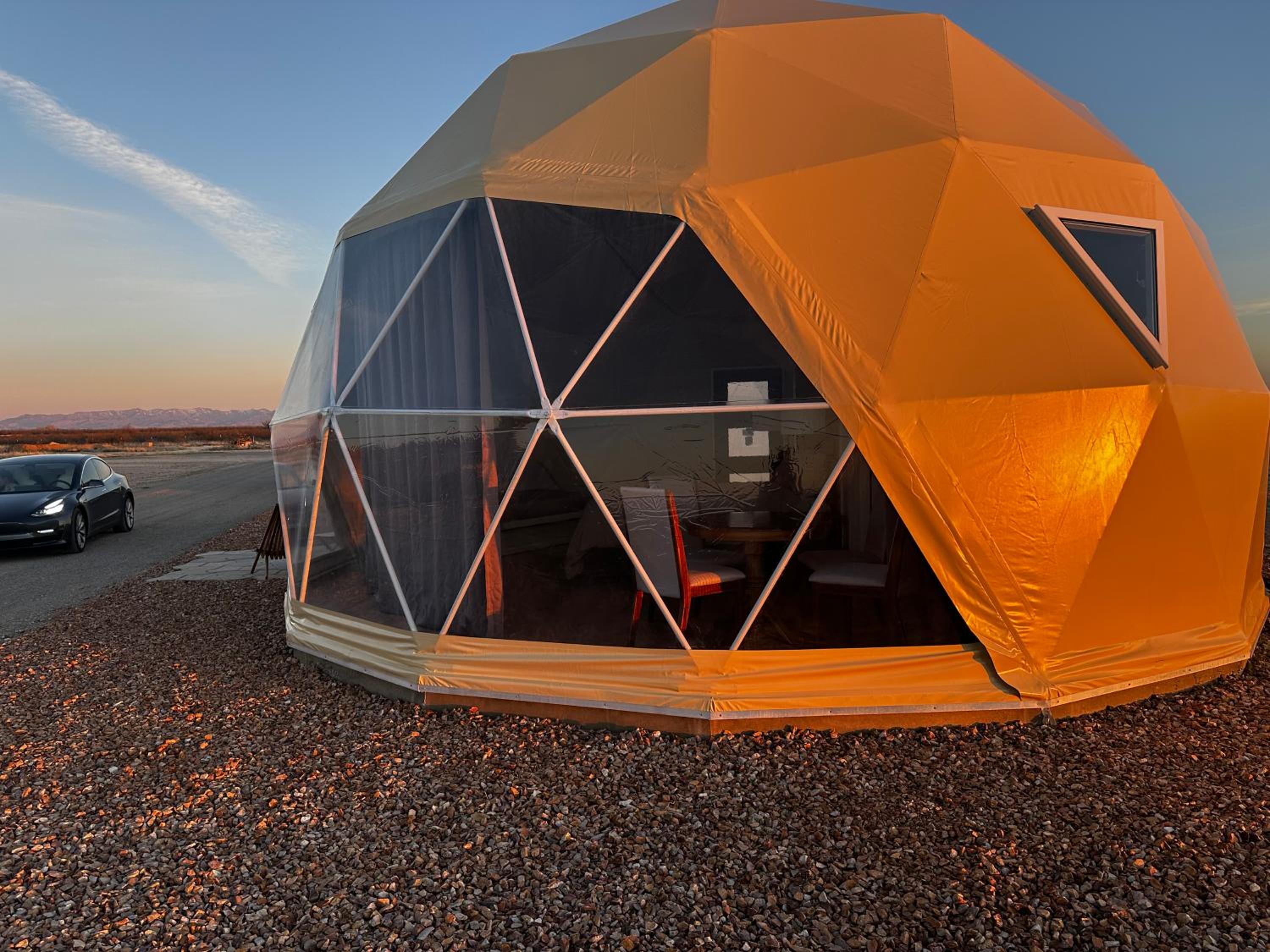Nude Glamping Dome view 3