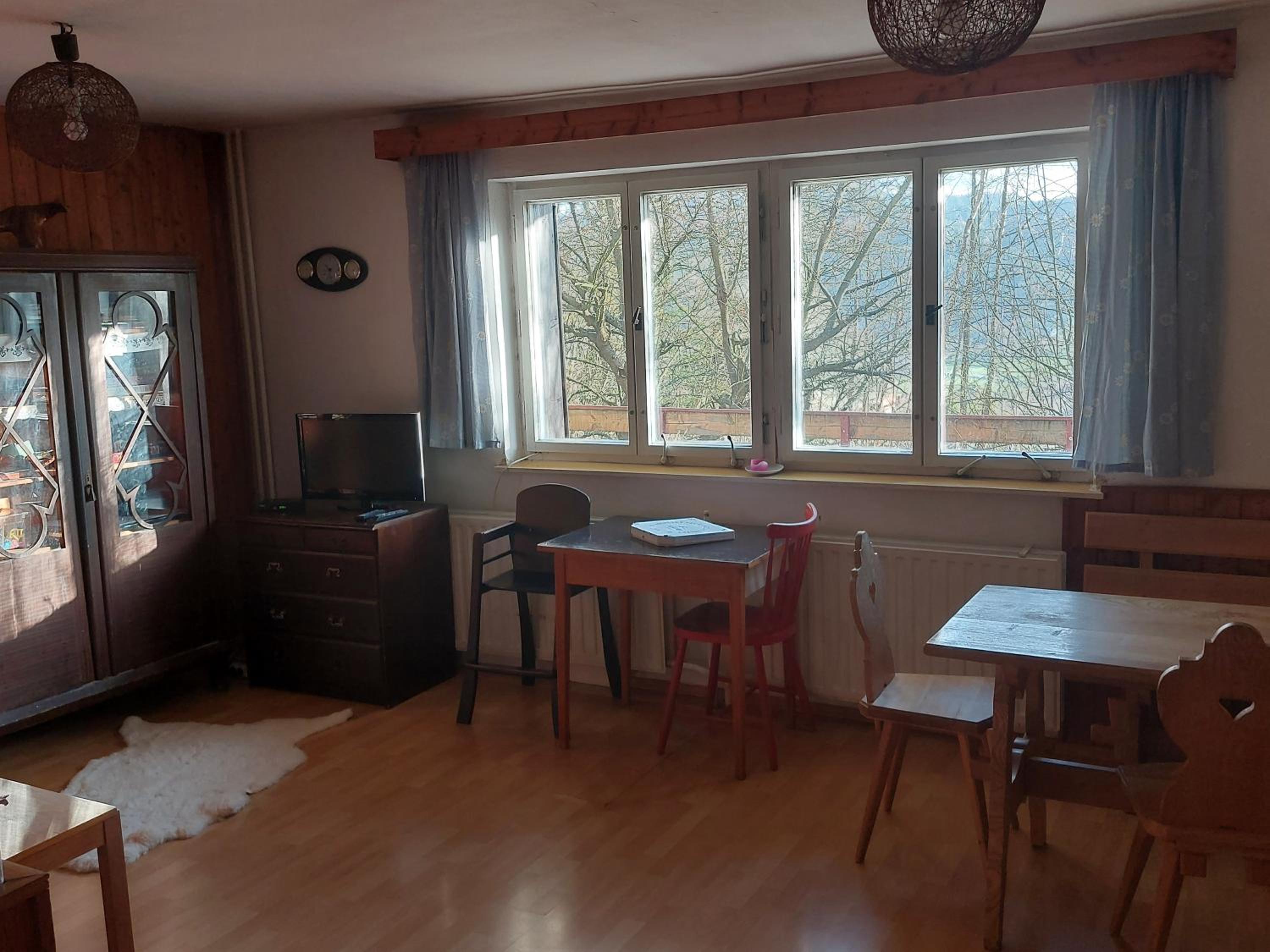 Chata na Poskle u lesa s výhledem