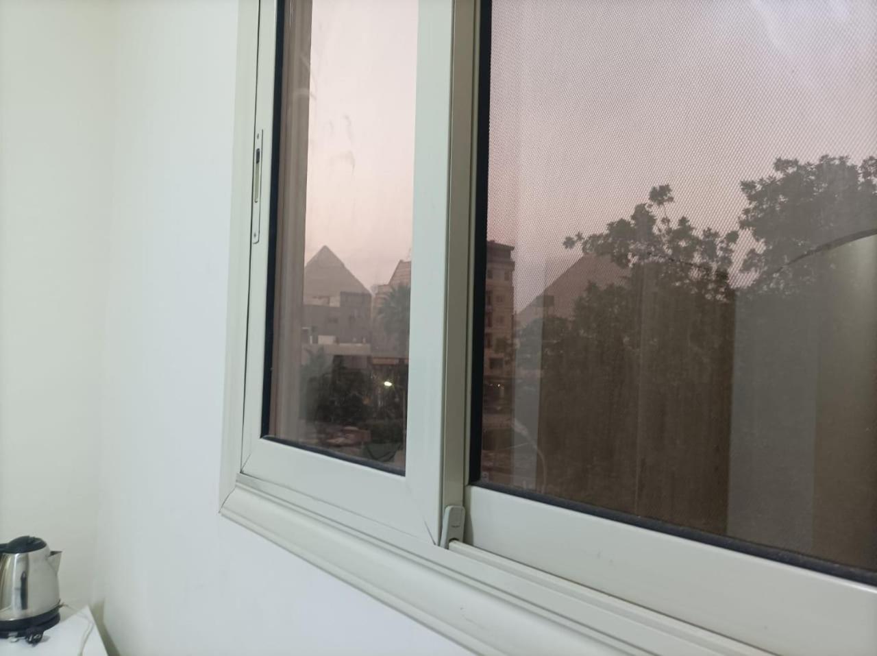sphinx pyramids view