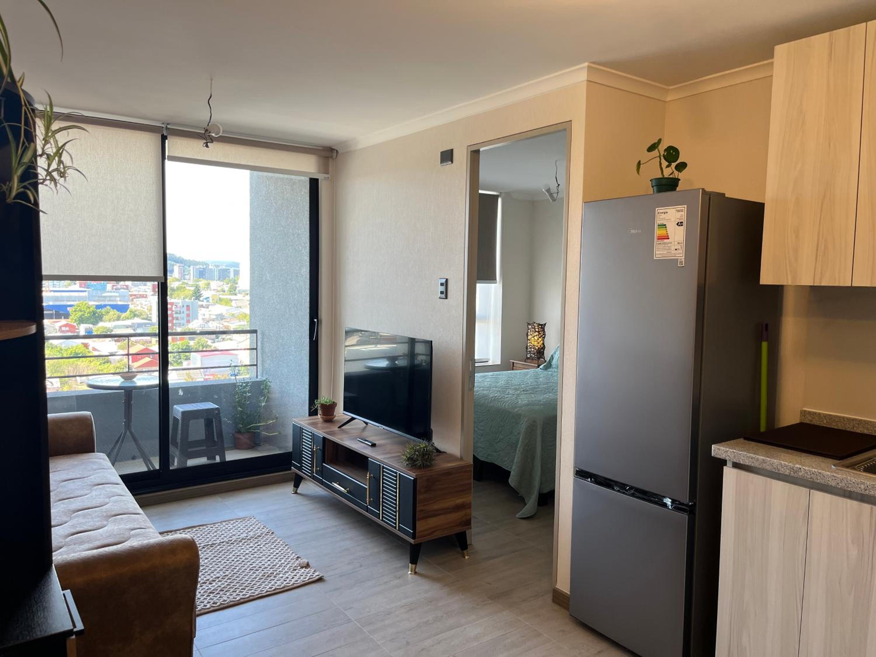 Departamento nuevo, 1 dormitorio estacionamiento