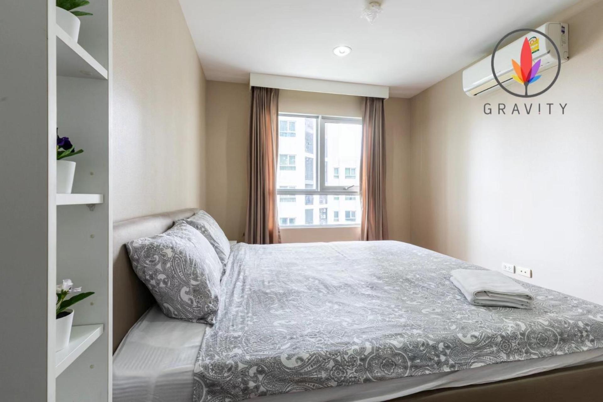 MRT rame9 Jodd Fairs night market, walk for a few minutes, two bedrooms and two bathrooms