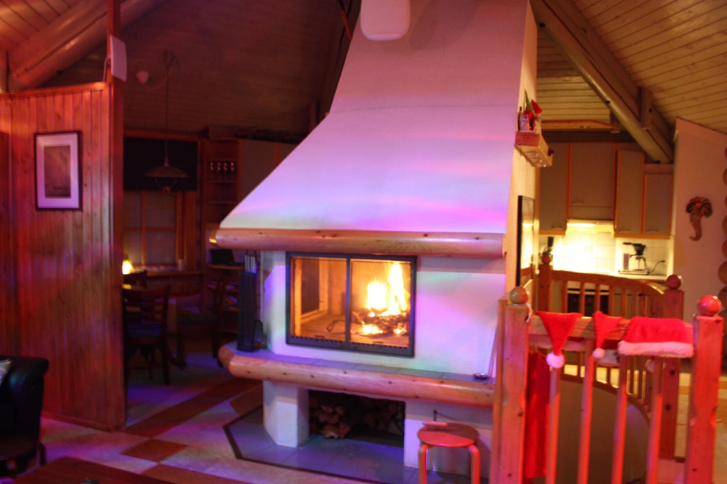 Log home near Santa