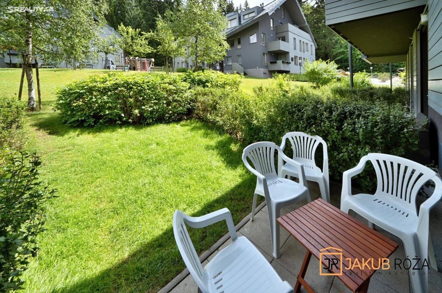 Family studio Resident s terasou, garáží, kuchyňskou linkou, vhodné i pro rodiny s dětmi, u sjezdovky pro děti, bobové dráhy, FREE Garage, FREE WIFI, výhle