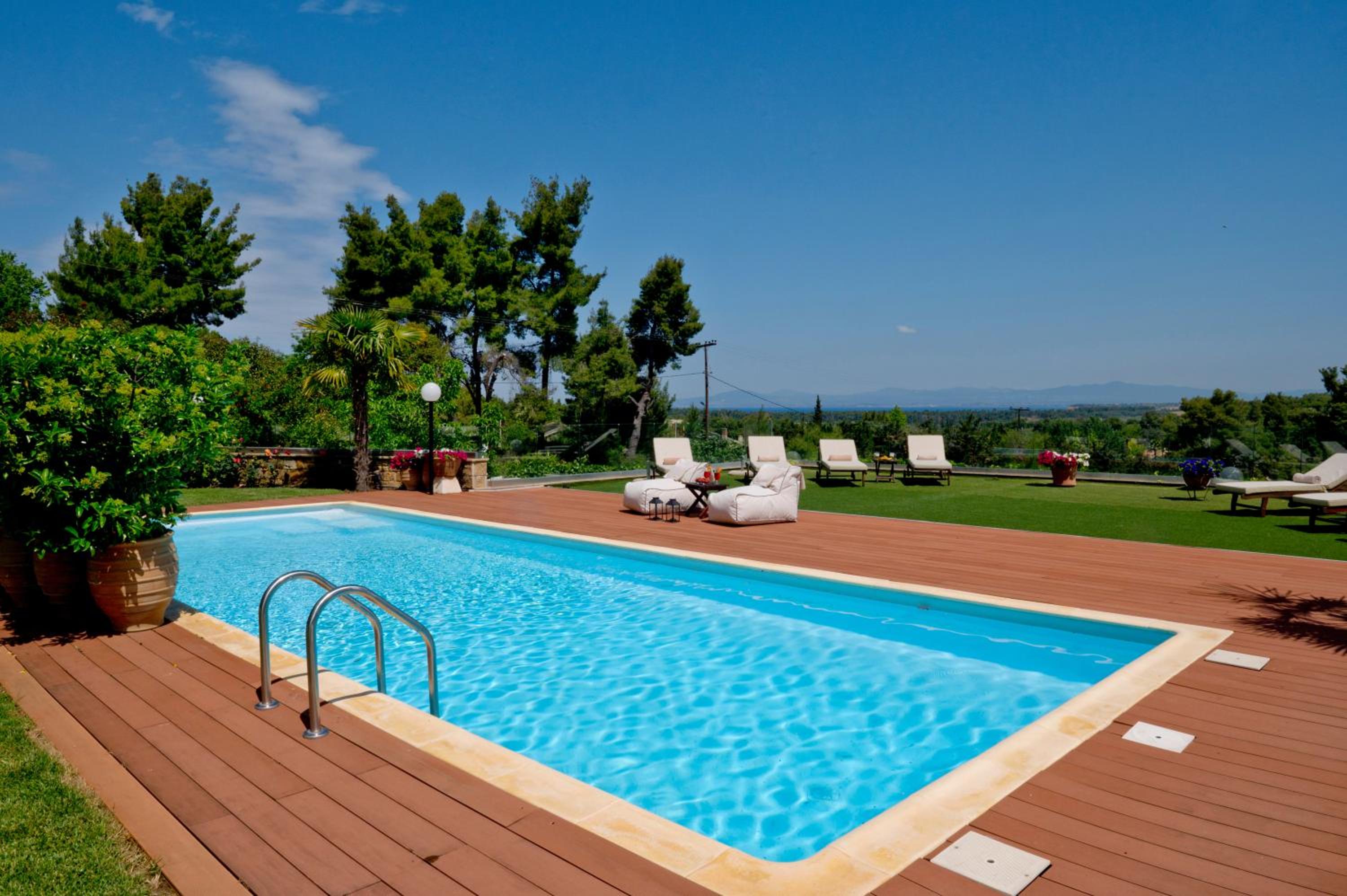 The Sani Jewels, Villa Anna with pool view 2
