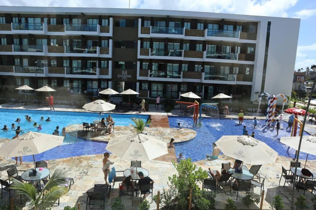 Flat térreo com vista p piscina D016
