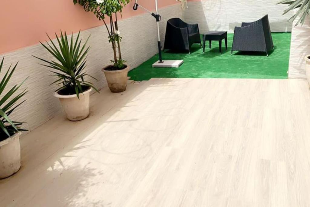 Appartement meublé 3 chambres salon avec piscine jardin au virage