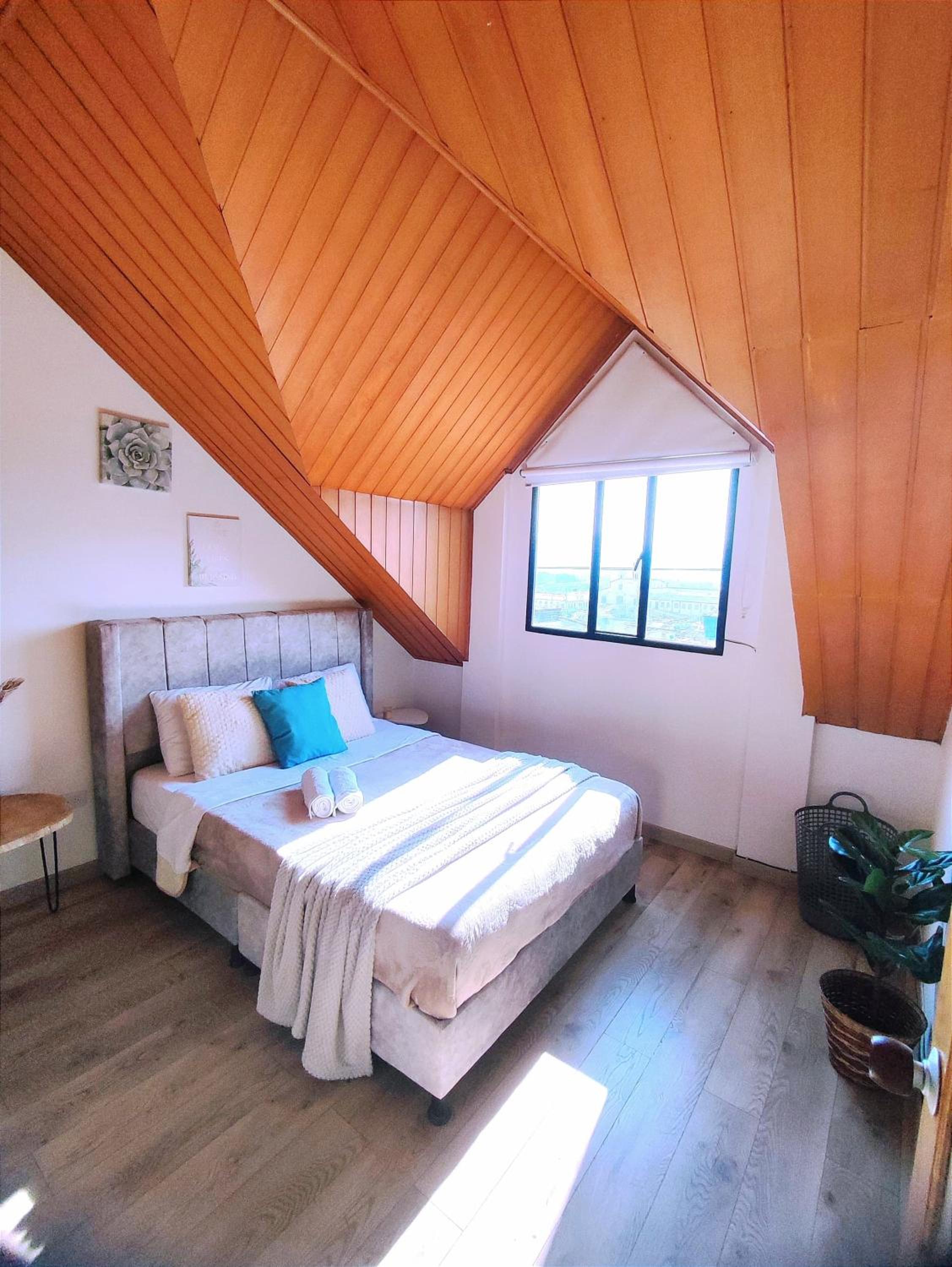 Apartamento en el centro histórico de Tunja con chimenea