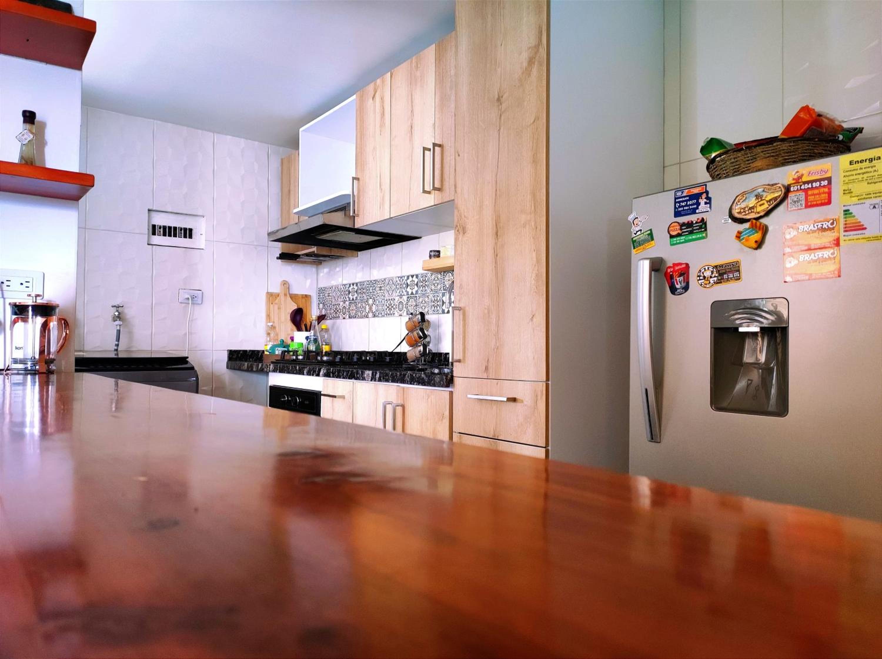 Apartamento en el centro histórico de Tunja con chimenea