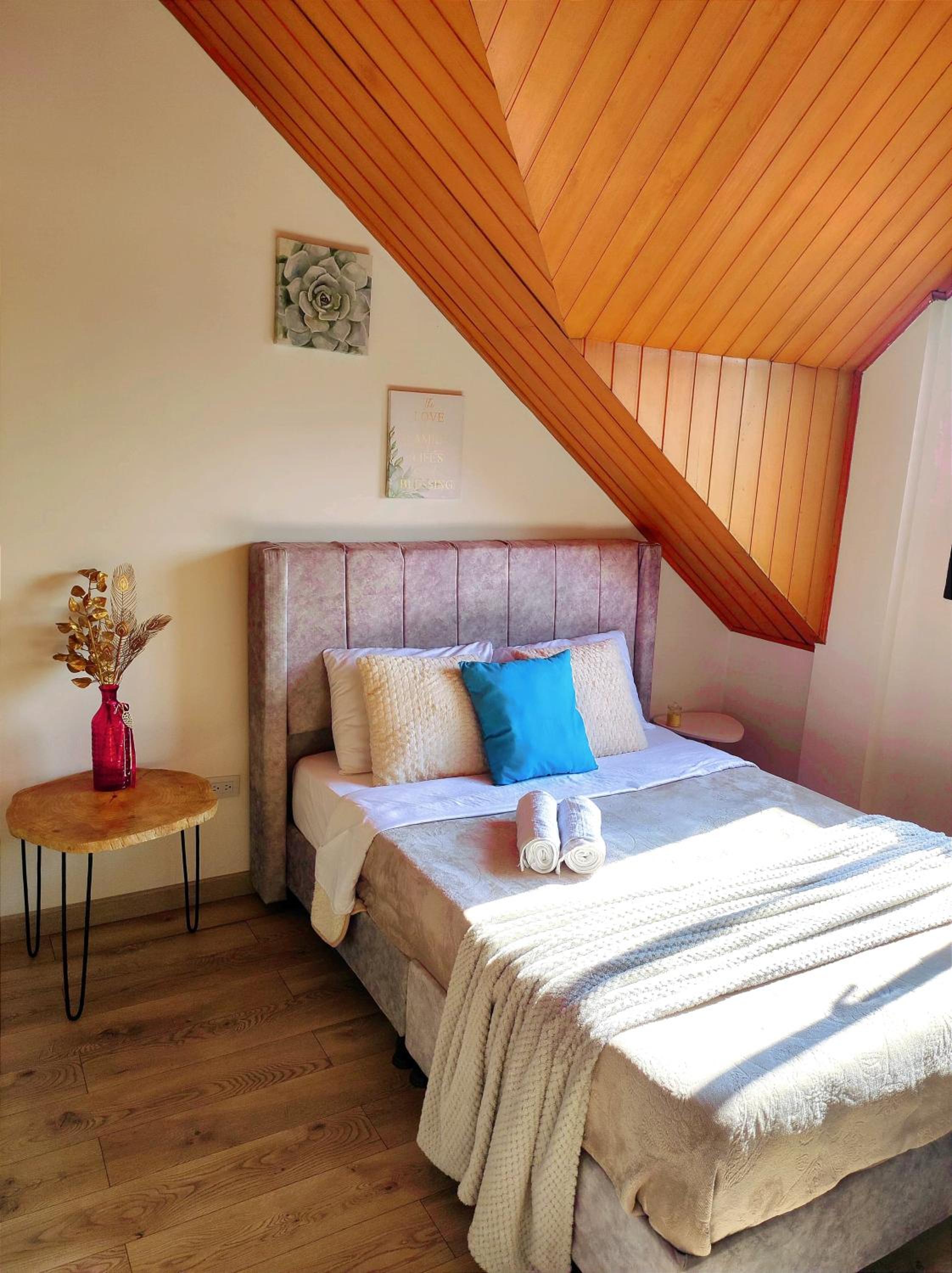 Apartamento en el centro histórico de Tunja con chimenea