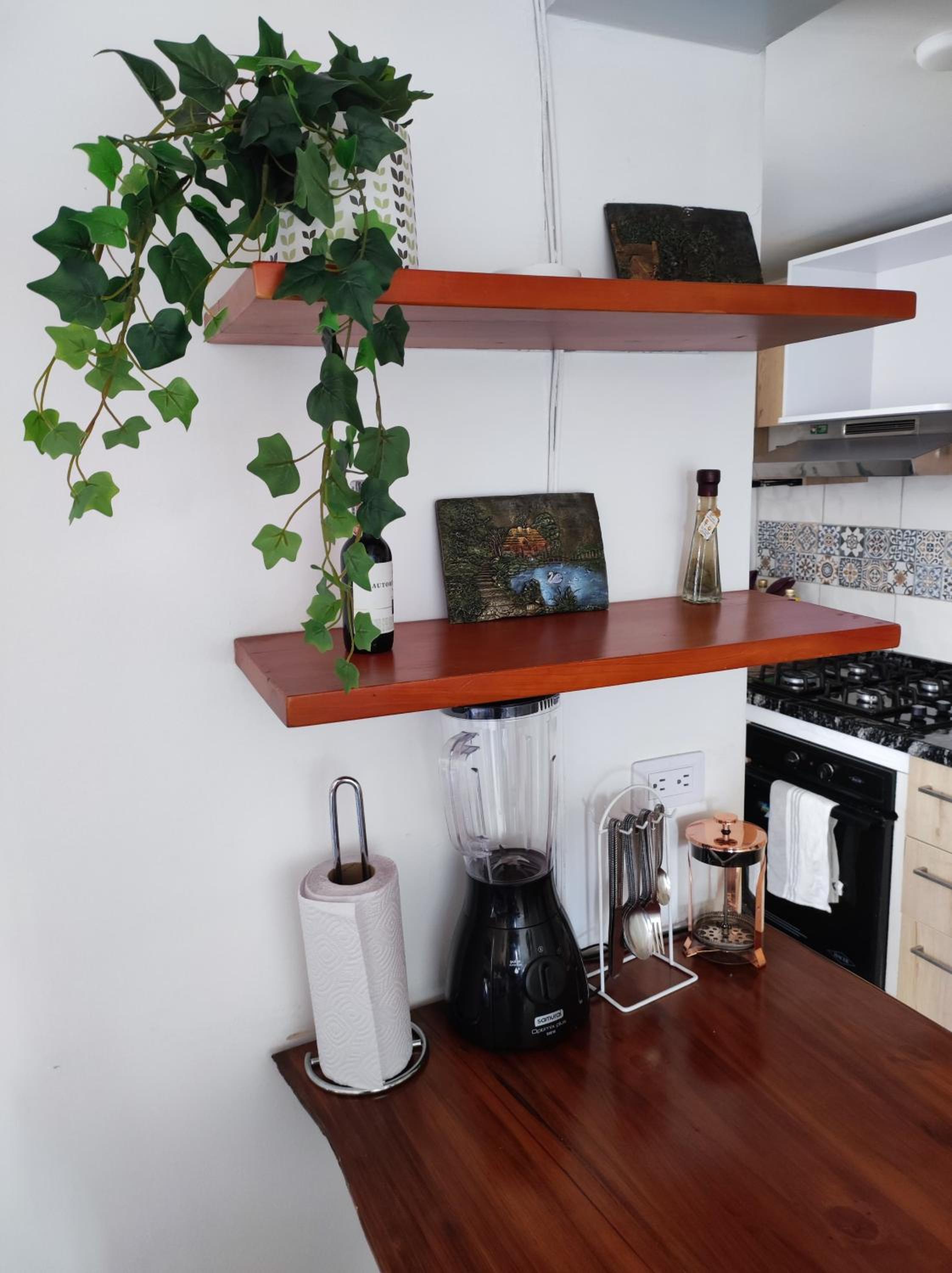 Apartamento en el centro histórico de Tunja con chimenea
