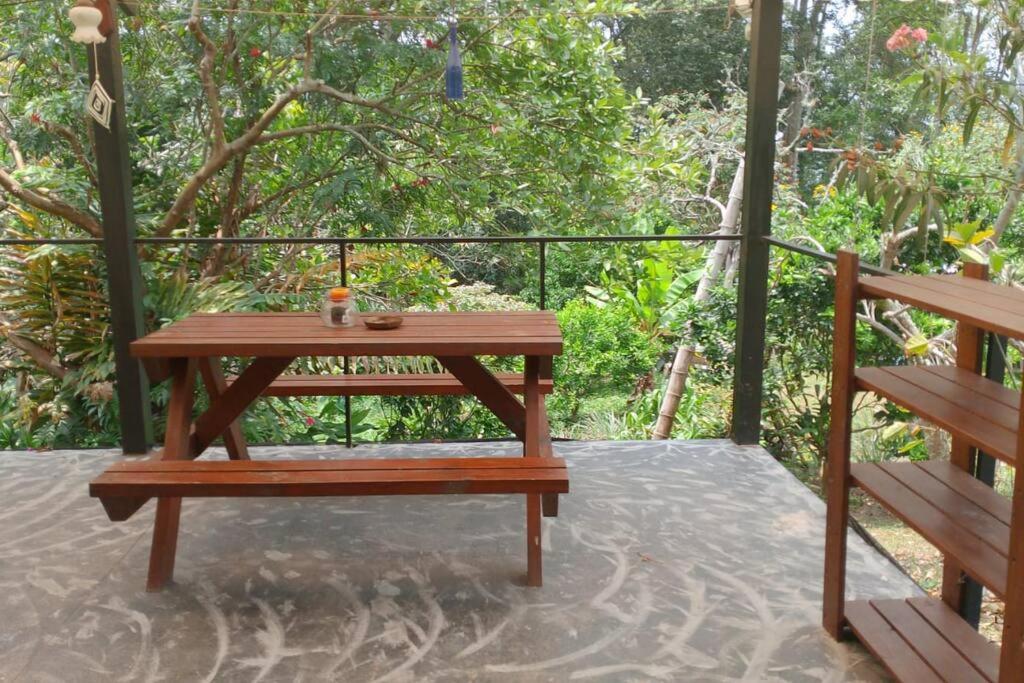 Cabaña y cascadas de agua, reconecta tus sentidos