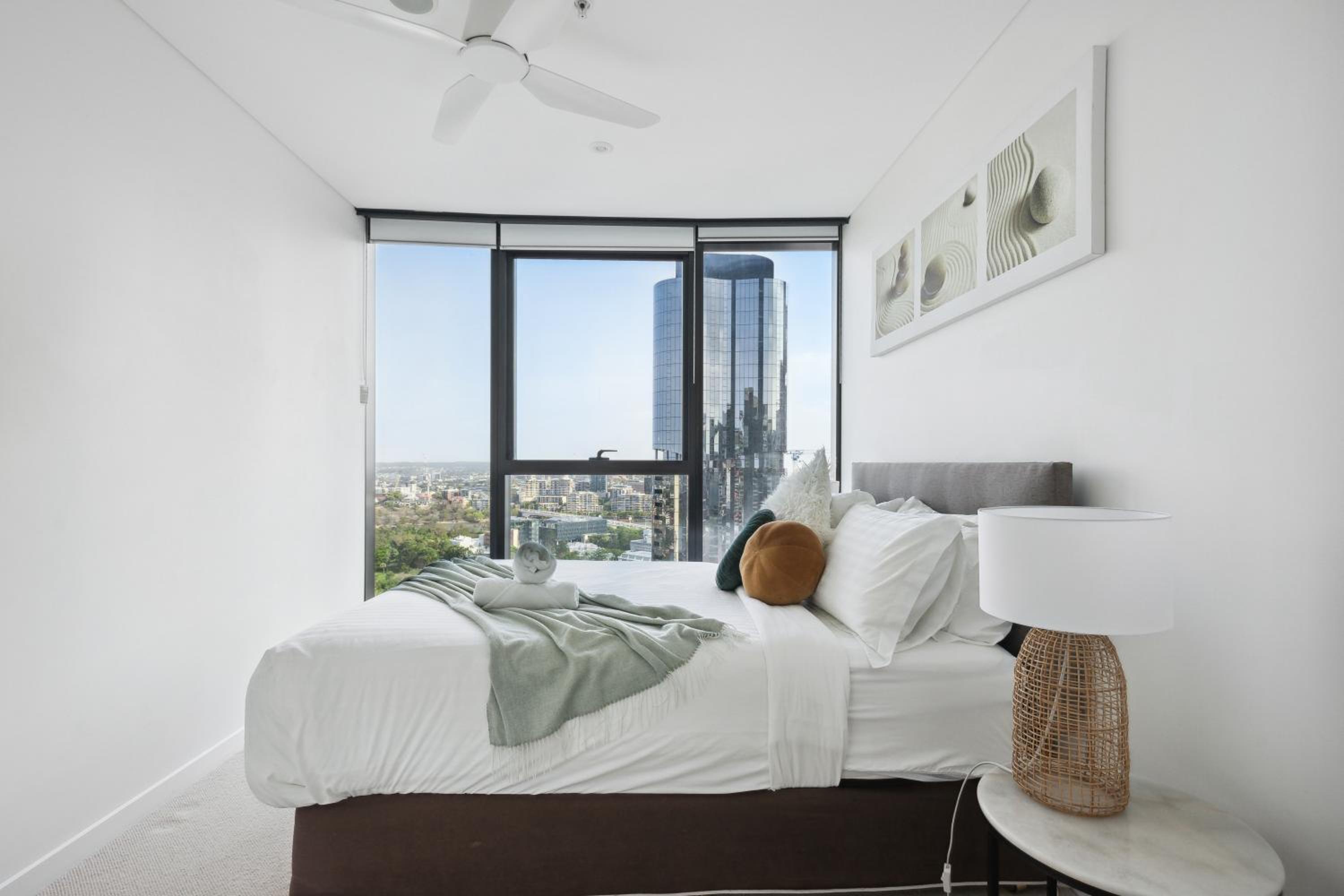 Balcony with Gardens&River views by Stylish Stays