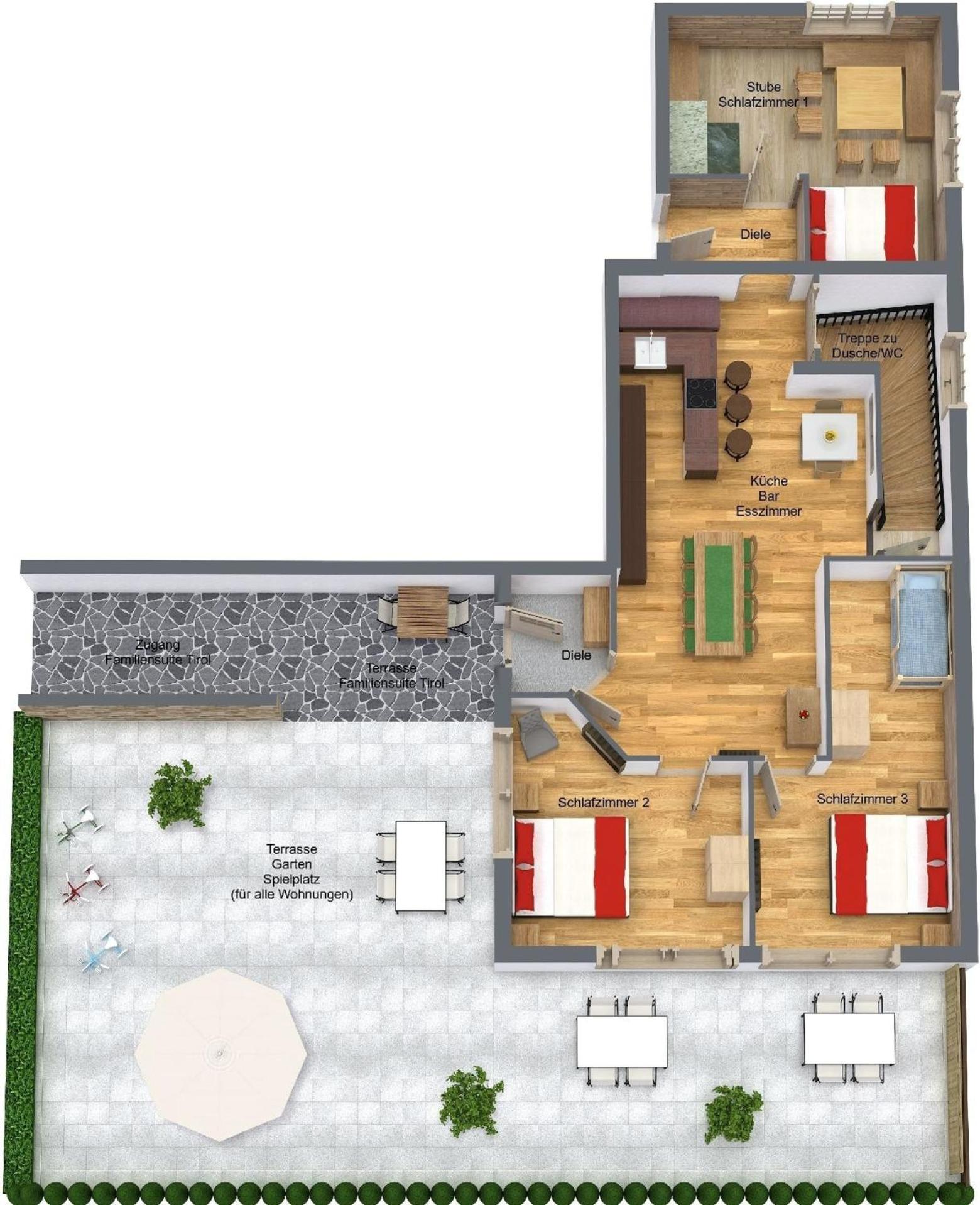 Familiensuite Tirol in Reith im Alpbachtal