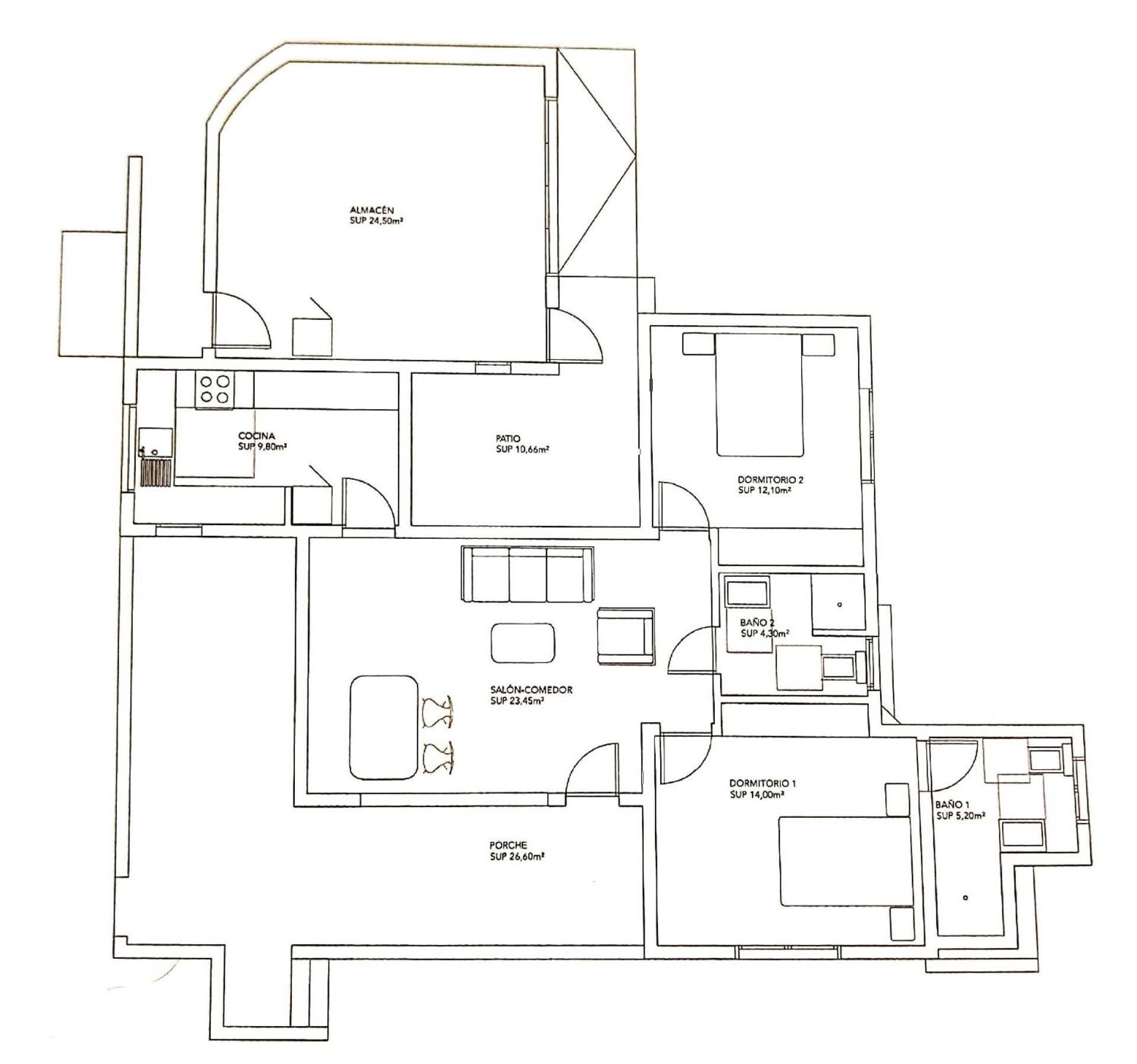 Ferienhaus in Las Cabreras mit Privatem Pool
