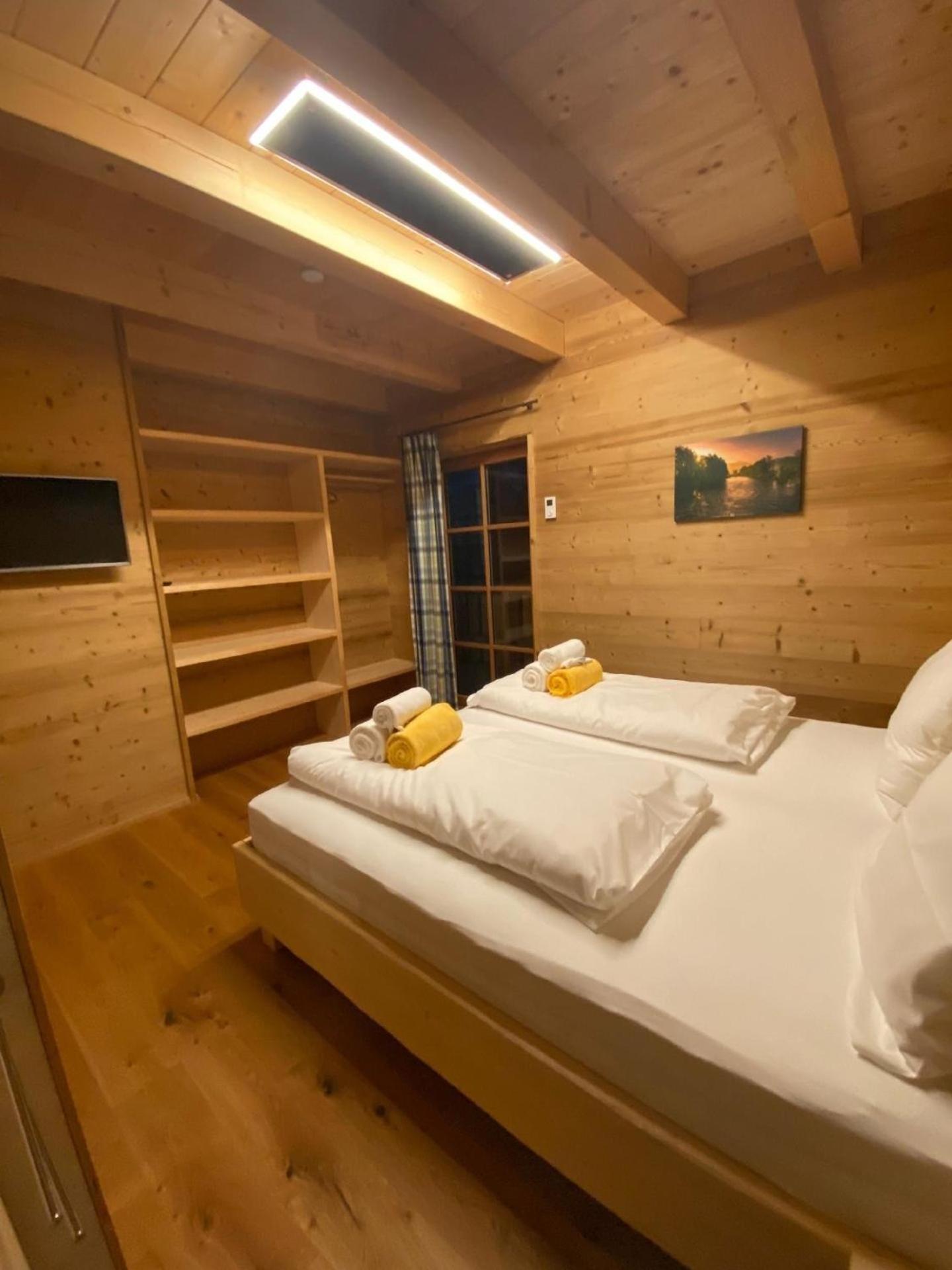 Jagdhütte mit Kaminofen und Sauna