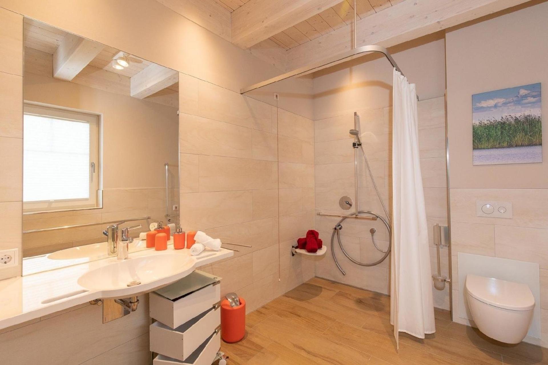 Ferienhaus Altwarp mit Sauna, Kamin und Wasserblick