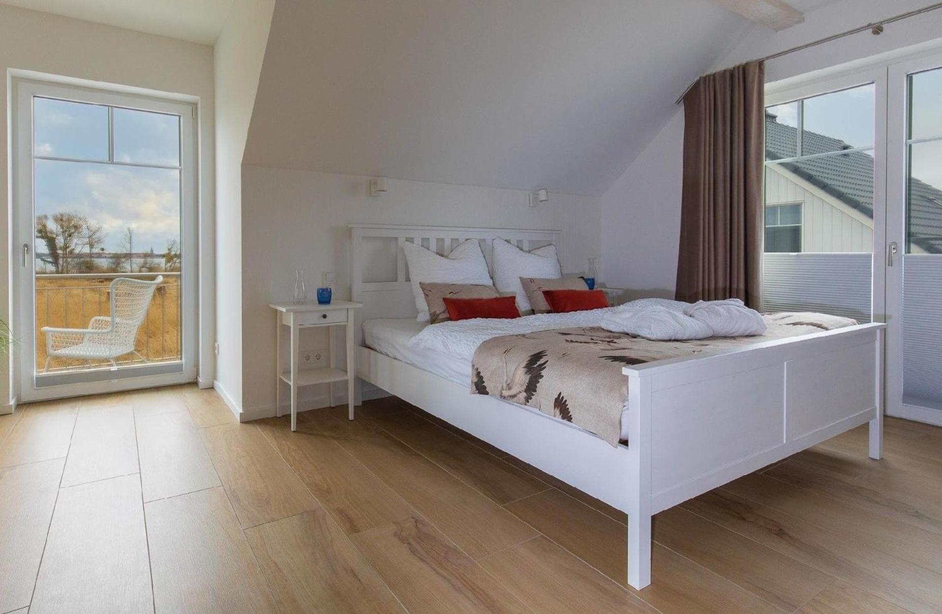 Ferienhaus Altwarp mit Sauna, Kamin und Wasserblick