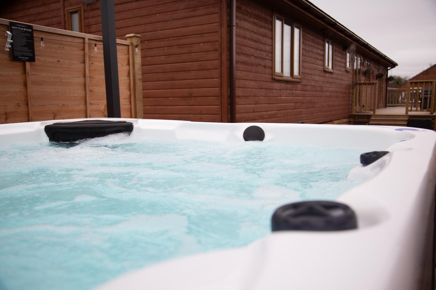 3 Bedroom lodge with hot tub view 2