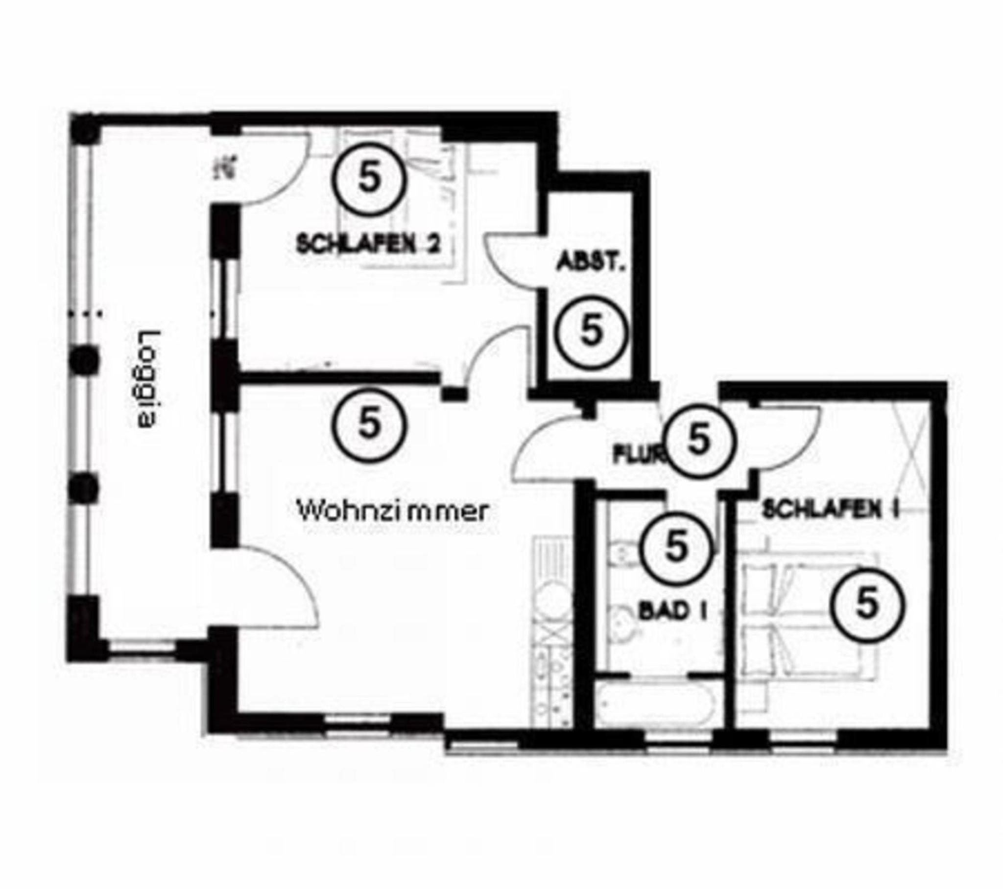 Ferienwohnung 5 Für Bis Zu Sechs Personen