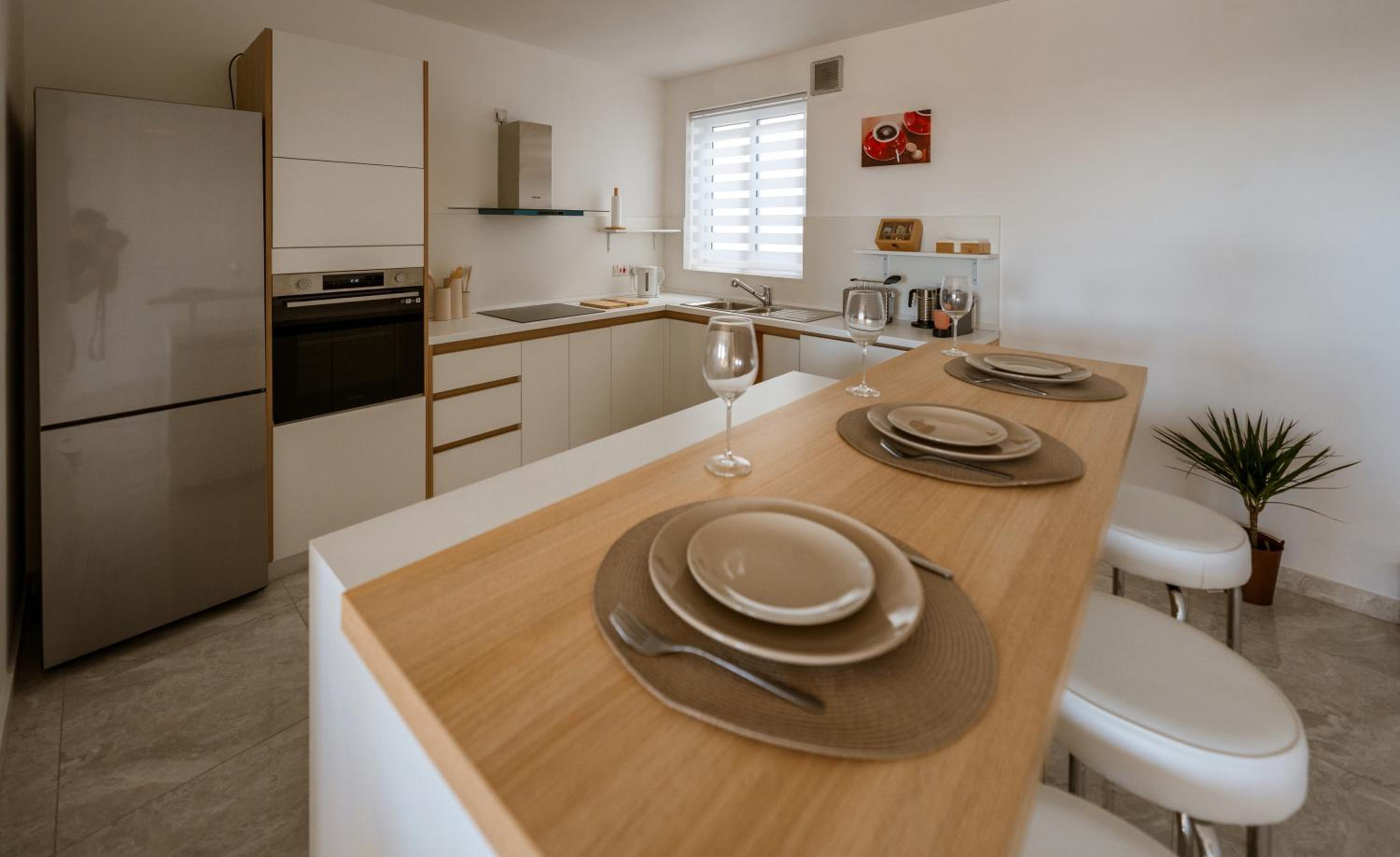 Amazing terraced apartment with free parking