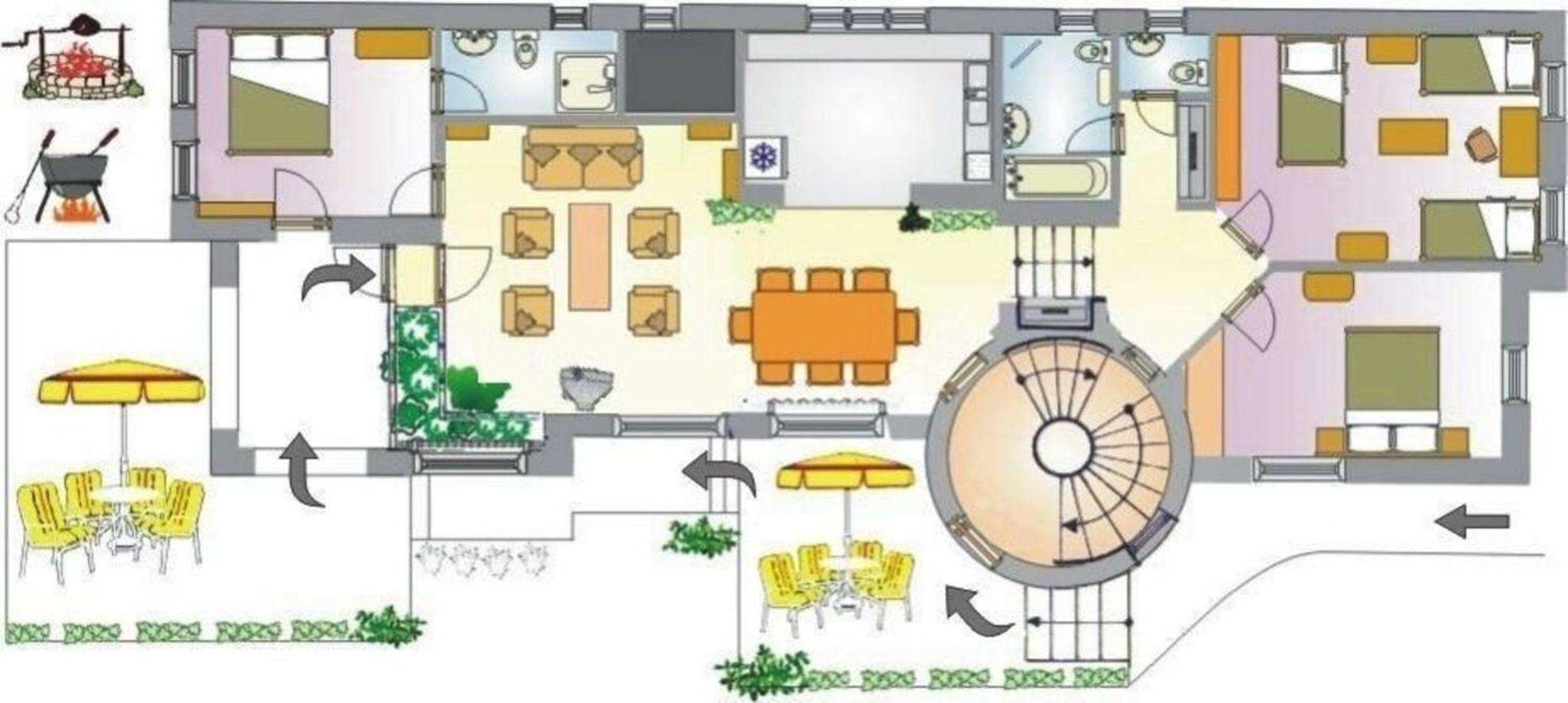 Komfortables Appartement mit privatem Pool