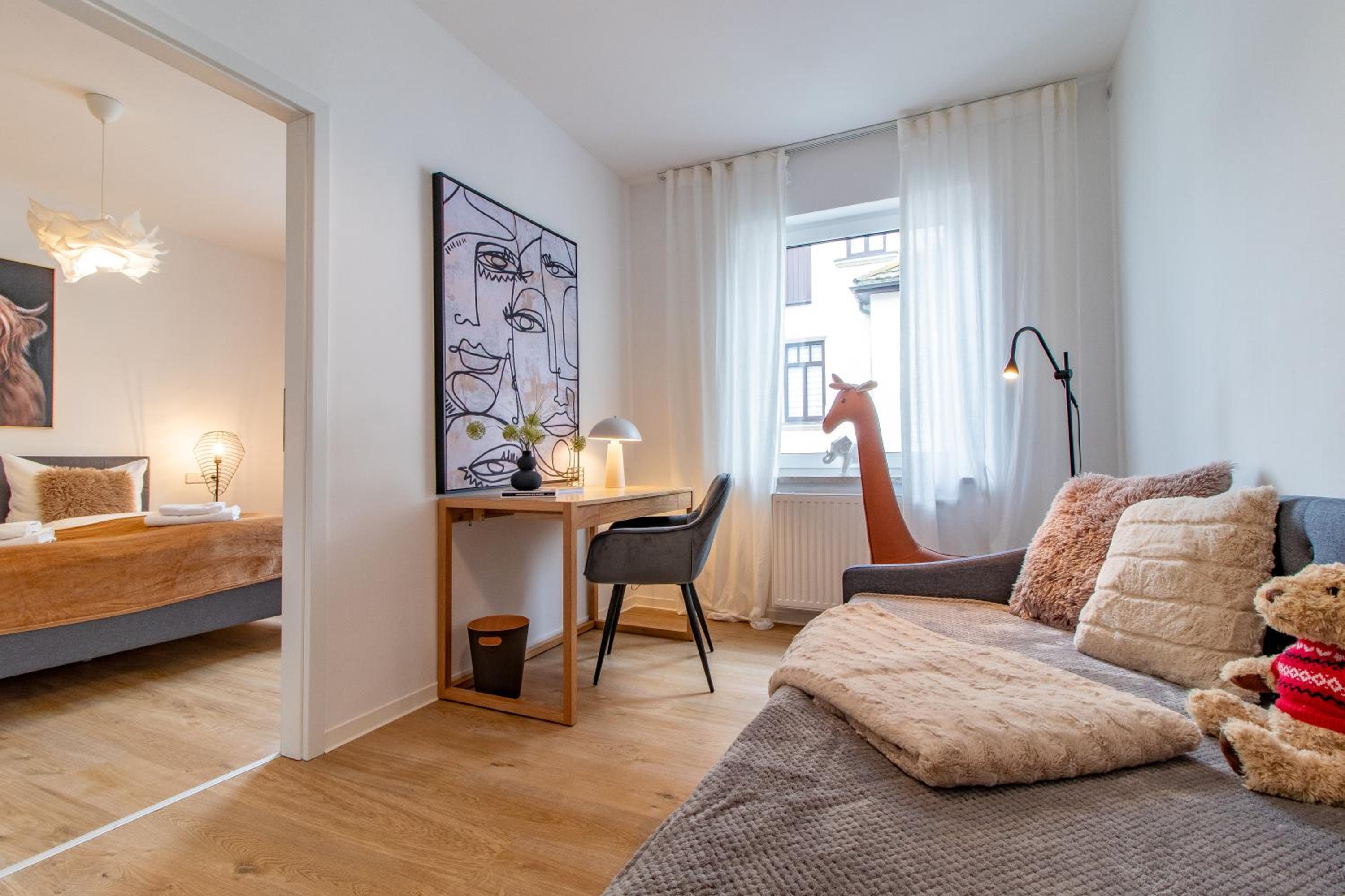 Stilvolles City-Apartment I WLAN l Küche I Zentral I 8P
