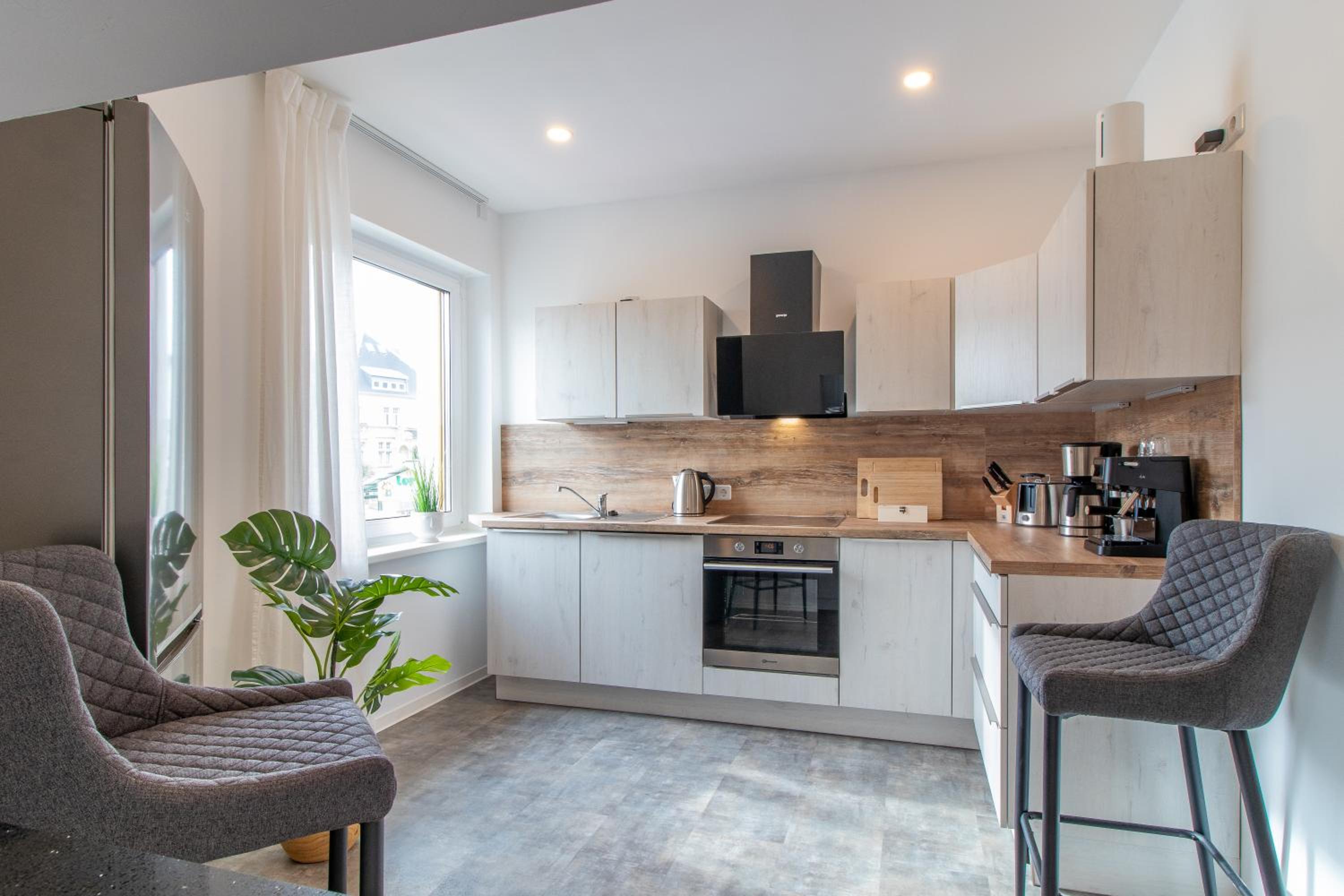 Stilvolles City-Apartment I WLAN l Küche I Zentral I 8P