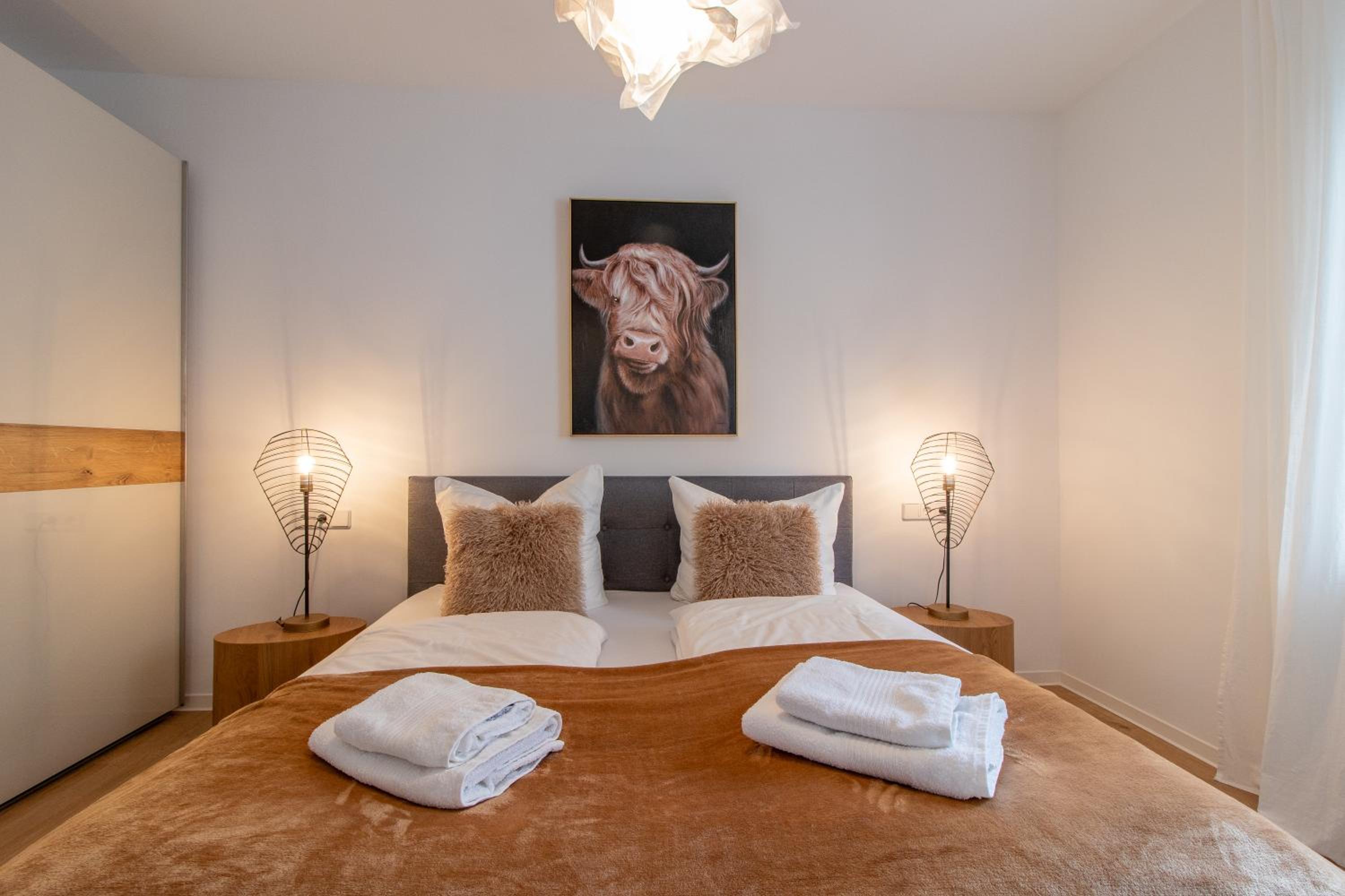 Stilvolles City-Apartment I WLAN l Küche I Zentral I 8P