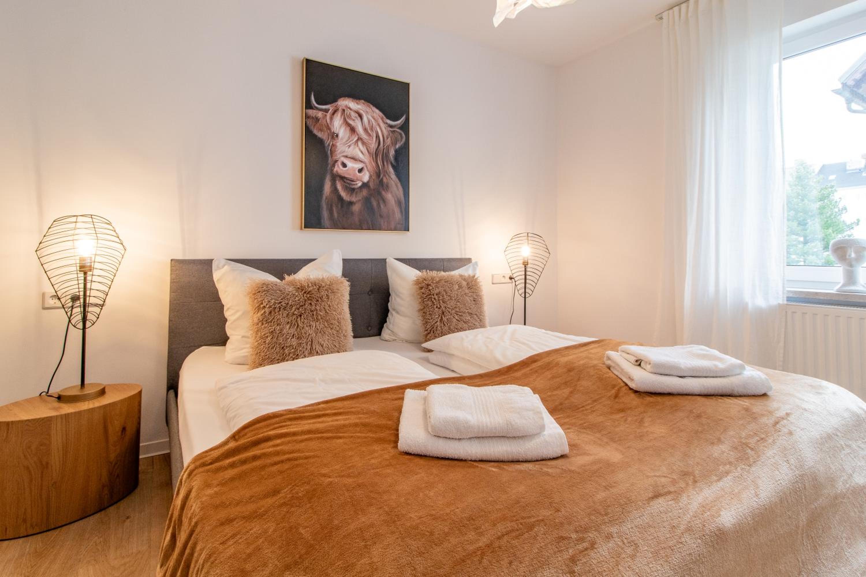Stilvolles City-Apartment I WLAN l Küche I Zentral I 8P