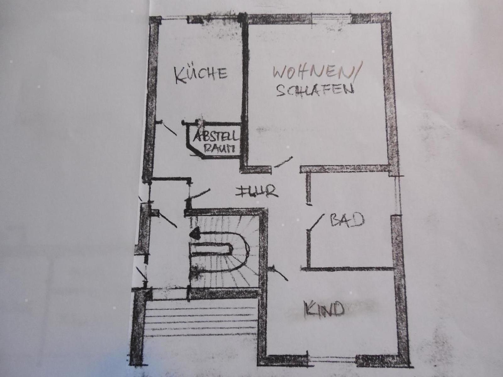 Ferienwohnung direkt am Waldrand mit Terrasse