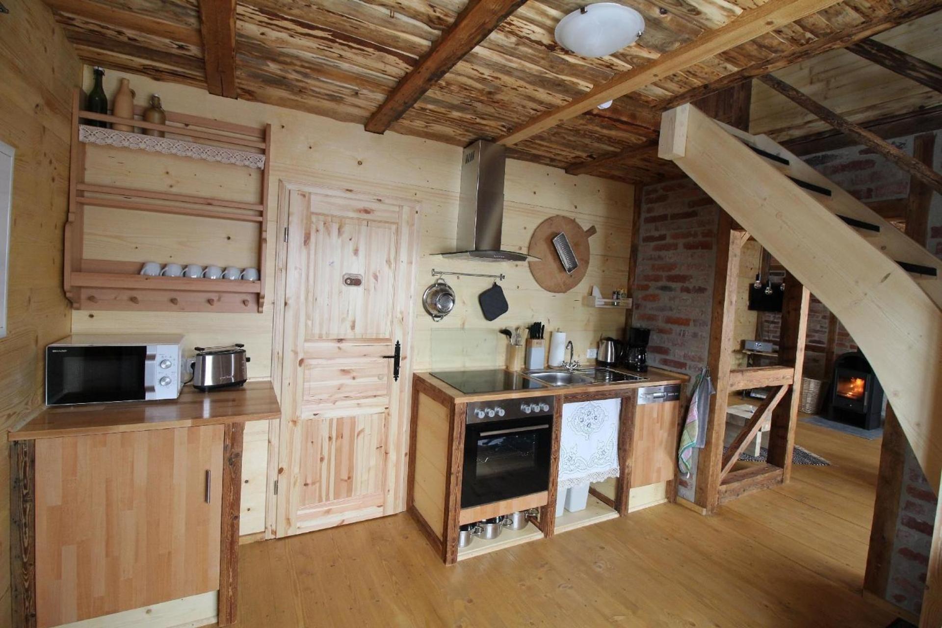 Ferienhaushälfte Gösselberg im Ferienhaus Anno Dazumal, wie zu Großmutters Zeiten, linke Seite